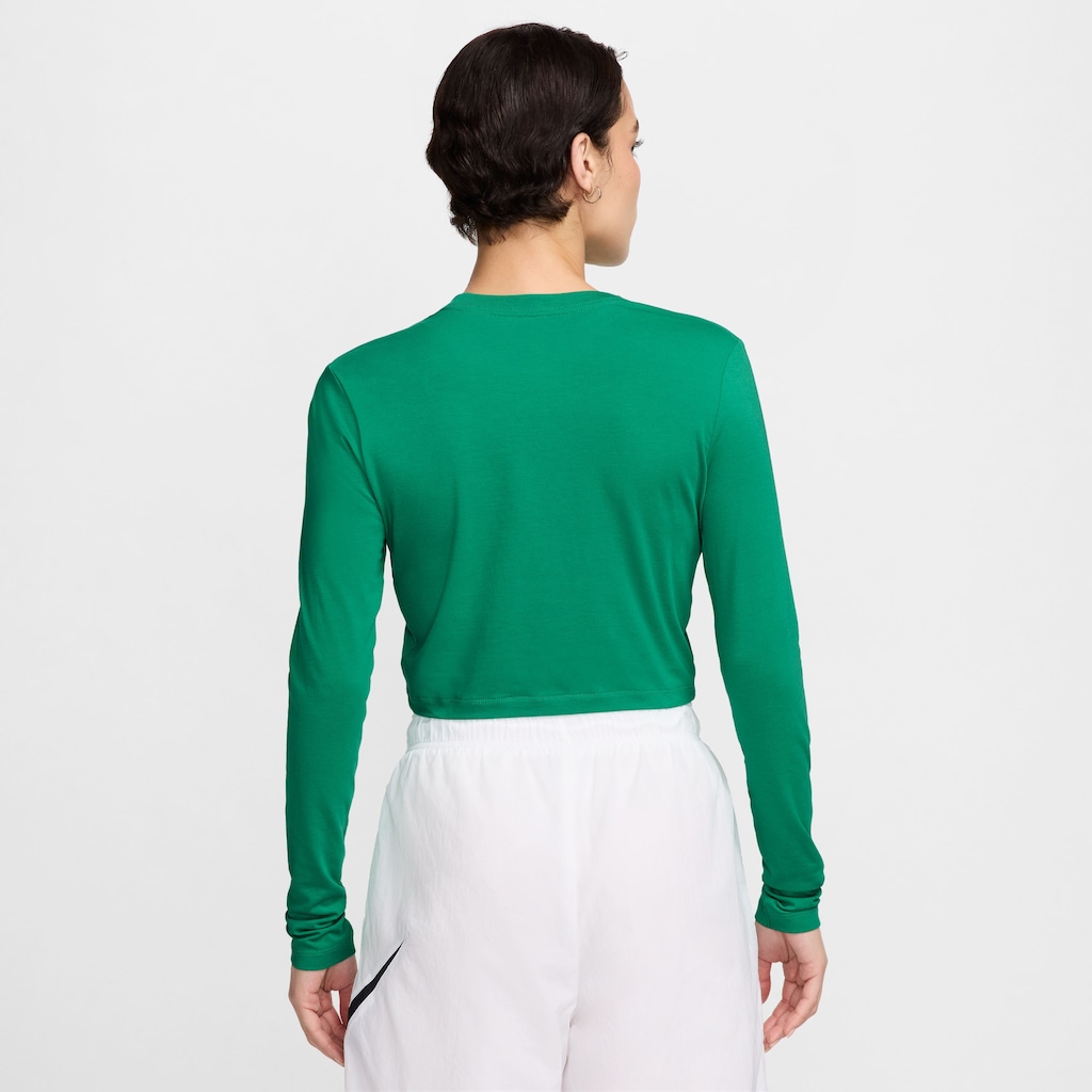 Camiseta Nike Sportswear Cropped Chill Knit Feminina - Foto 2