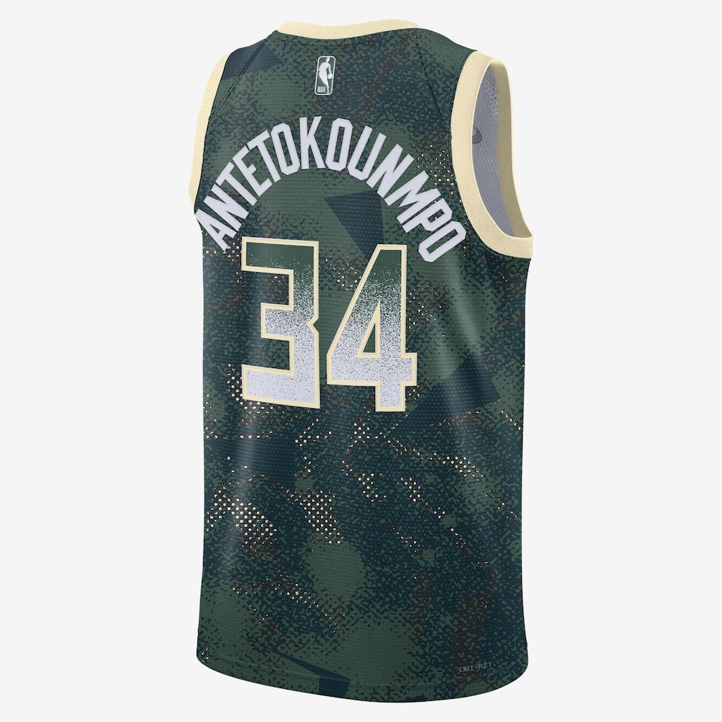 Regata Nike NBA Giannis Antetokounmpo Milwaukee Bucks 2025/26 Select Series Masculina - Foto 2