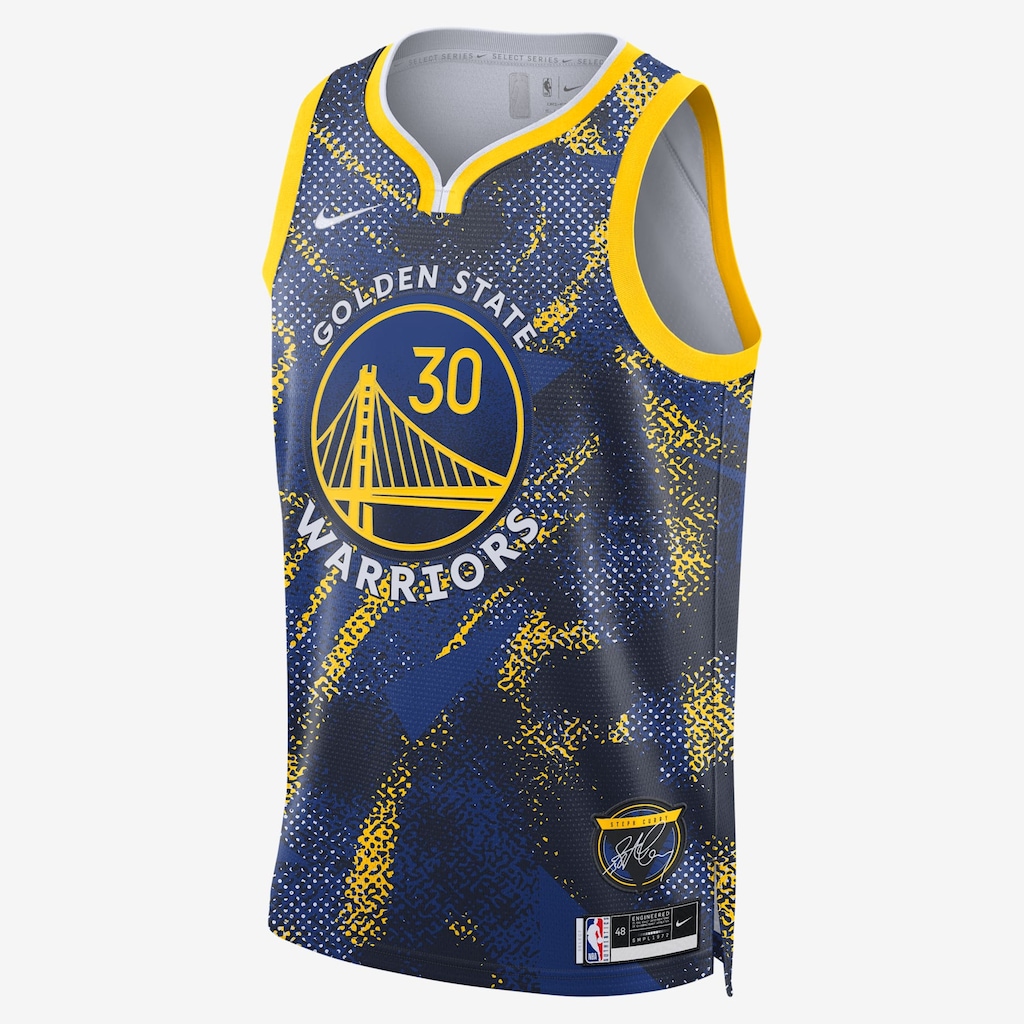 Regata Nike NBA Stephen Curry Golden State Warriors 2025/26 Select Series Masculina - Foto 1