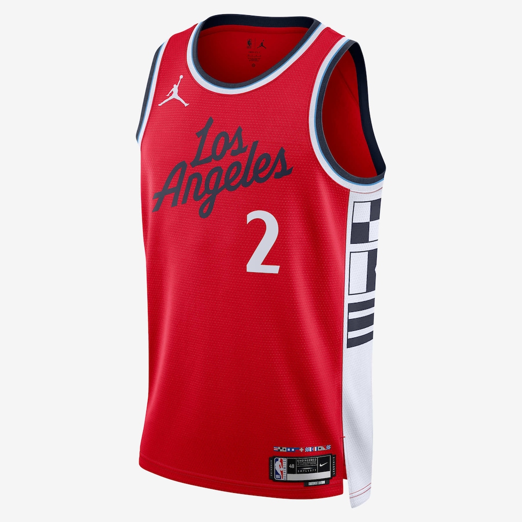 Regata Jordan NBA Kawhi Leonard Los Angeles Clippers 2024/25 Statement Edition Masculina - Foto 1