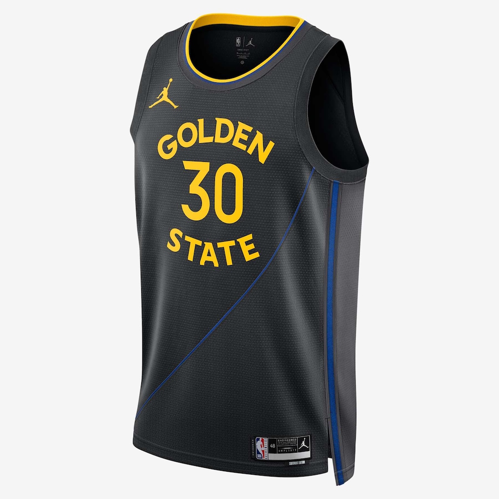 Regata Jordan NBA Stephen Curry Golden State Warriors 2024/25 Statement Edition Masculina - Foto 1