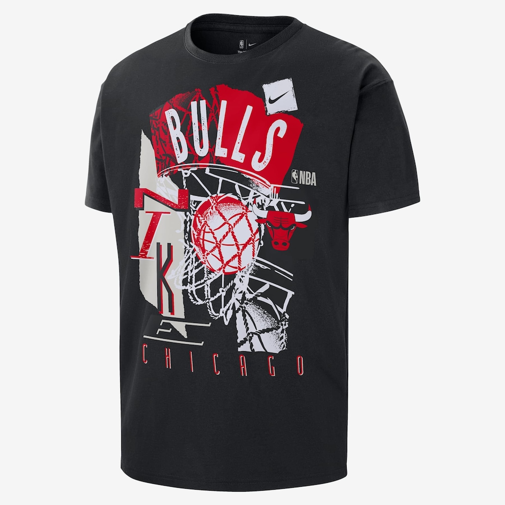 Camiseta Chicago Bulls NBA Nike Masculina - Foto 1