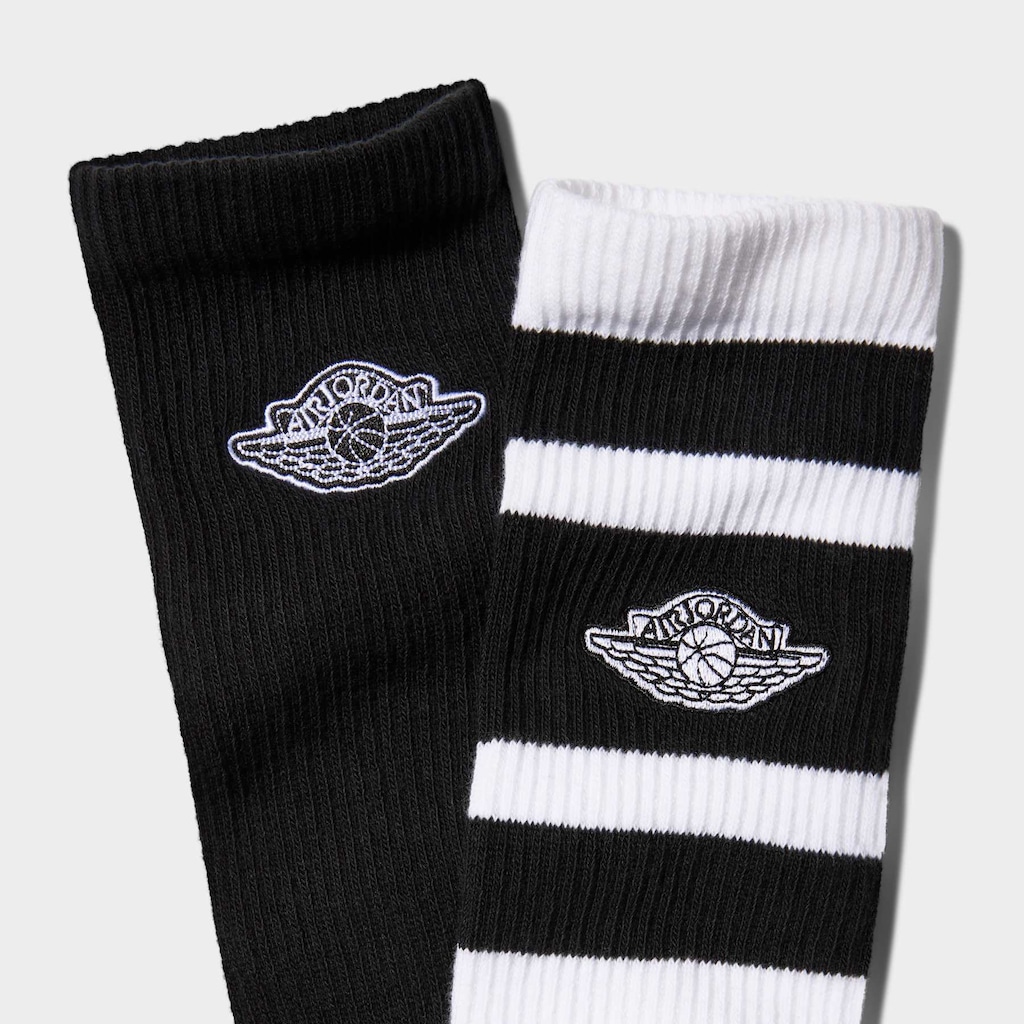 Meia Jordan Everyday Elevated Crew Wings (2 Pares) Unissex - Foto 2