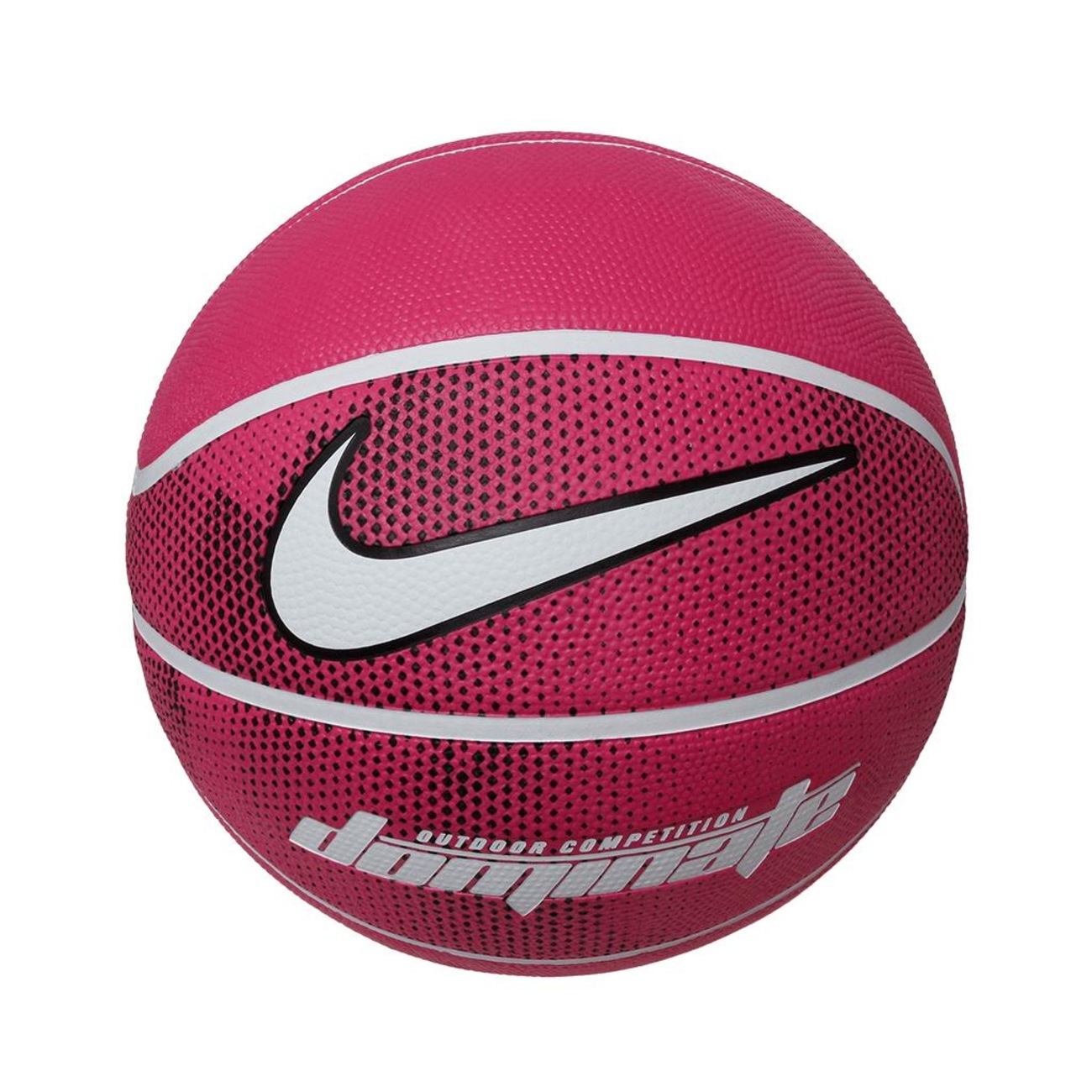 Bola de Basquete Nike Dominate 8P Tamanho 7 - Preta com Branca - BB0635-018