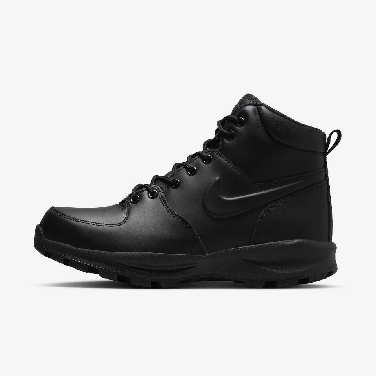 Nike Manoa Leather-støvler til mænd - sort