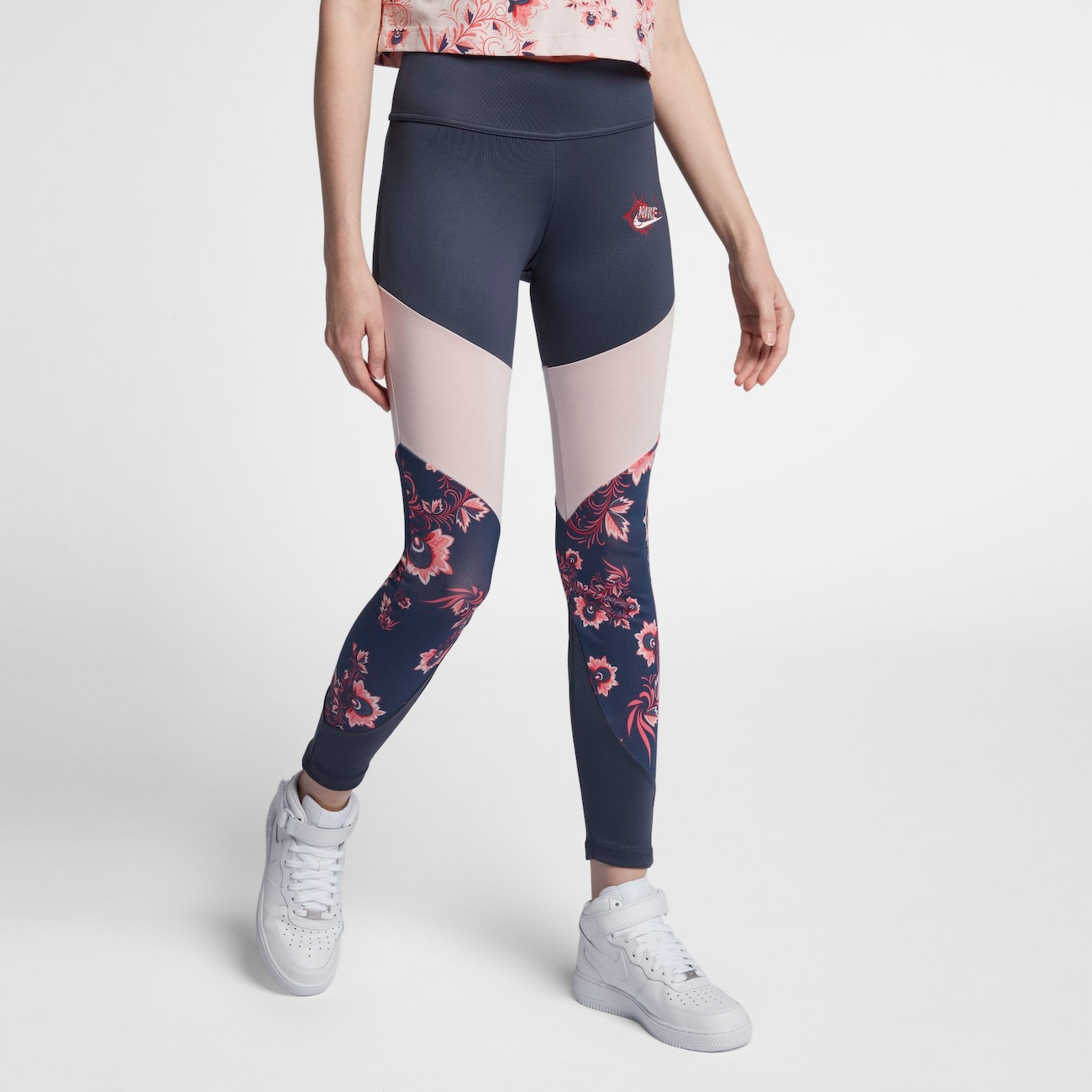 Nike essential floral leggings sale