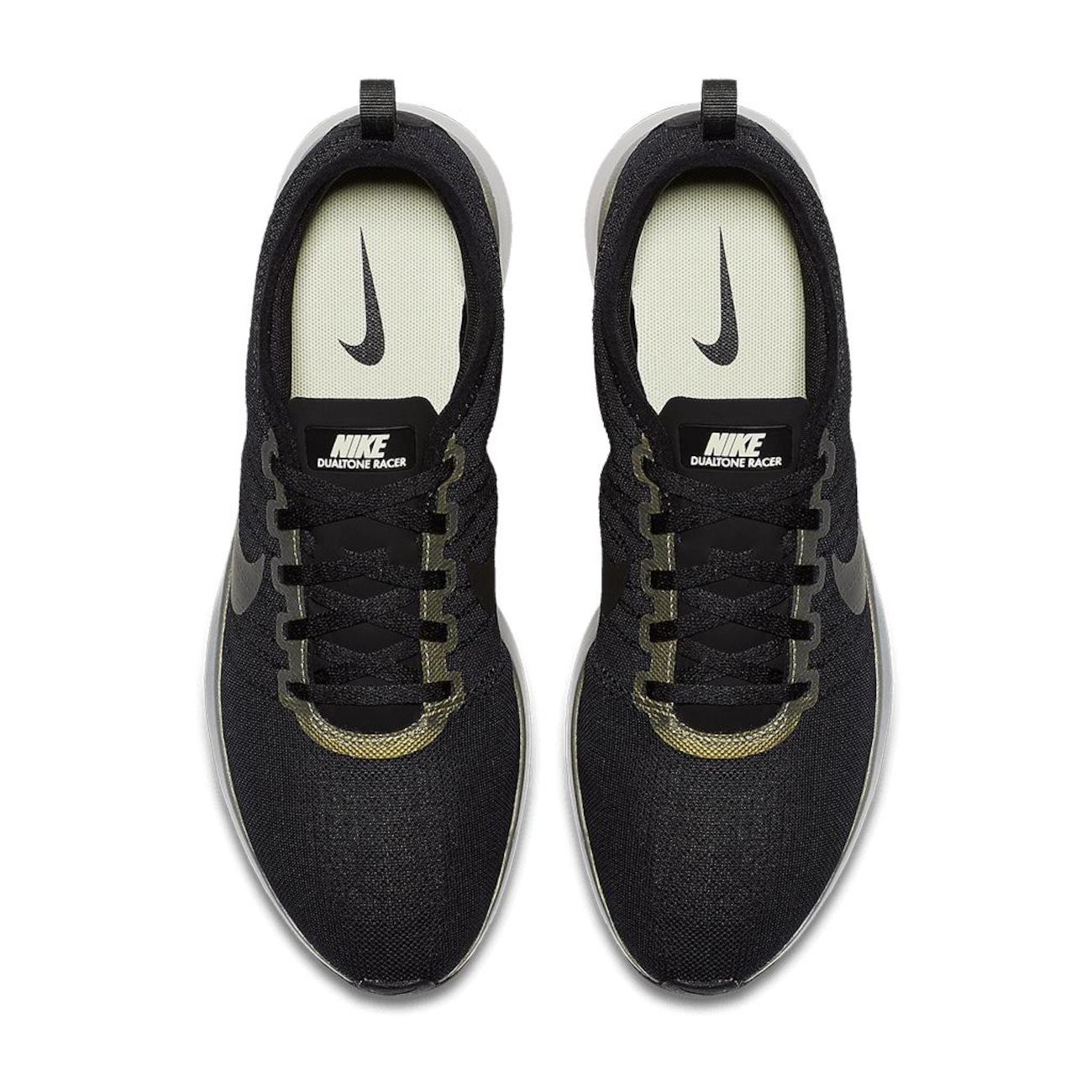 Nike dualtone racer hot sale black and gold