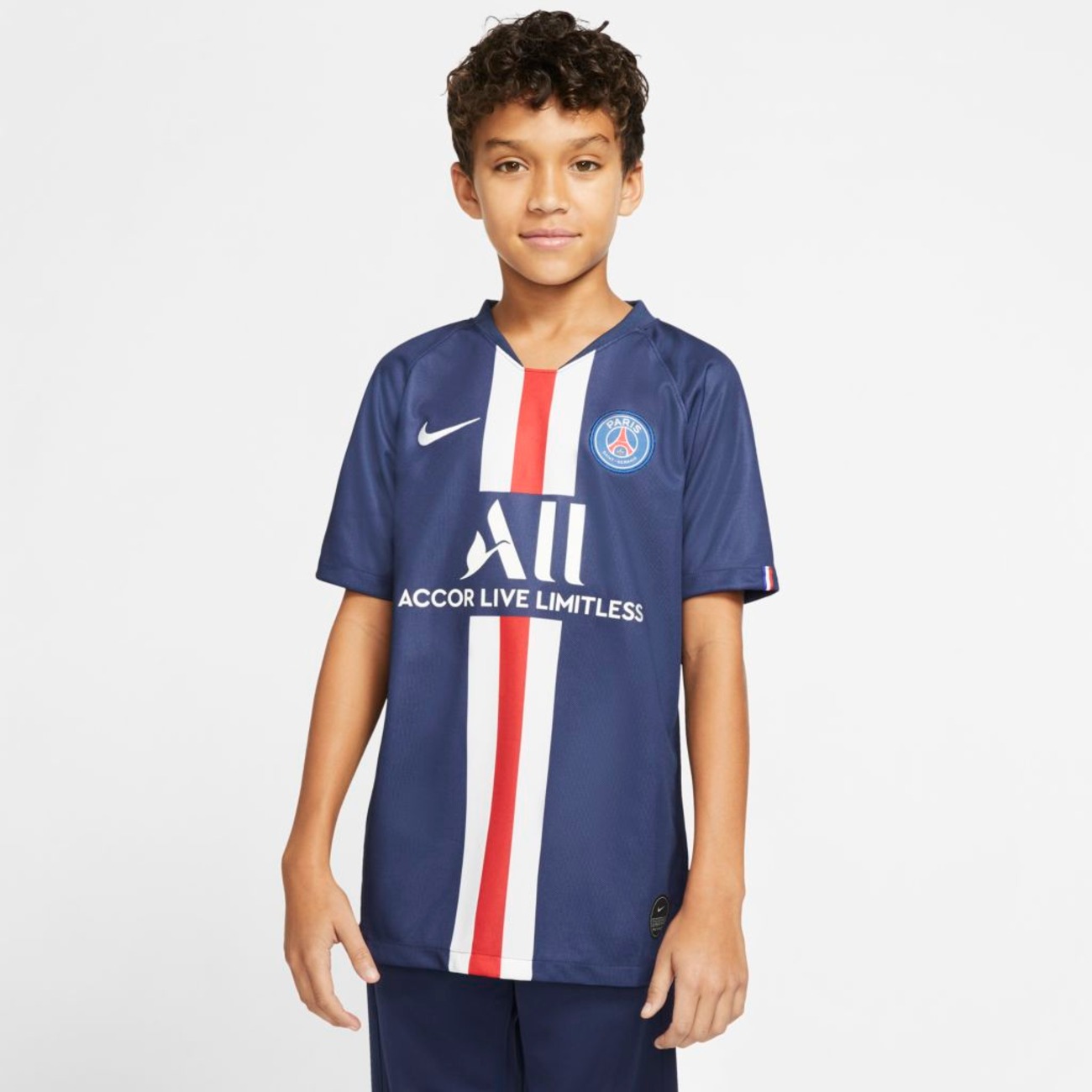 Camiseta Nike PSG I 2019/20 Torcedor Pro Infantil - Foto 2