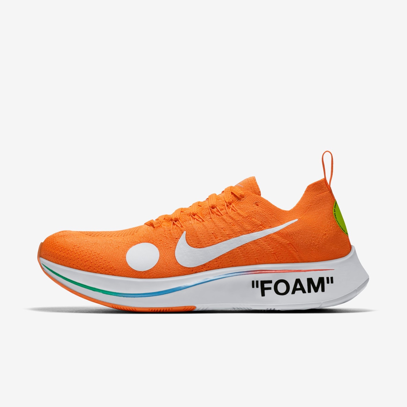 シューズ NIKE x OFF-WHITE Zoom Fly Orange Tênis Nike Zoom Fly Mercurial Flyknit x OFF-WHITE Masculino - Nike