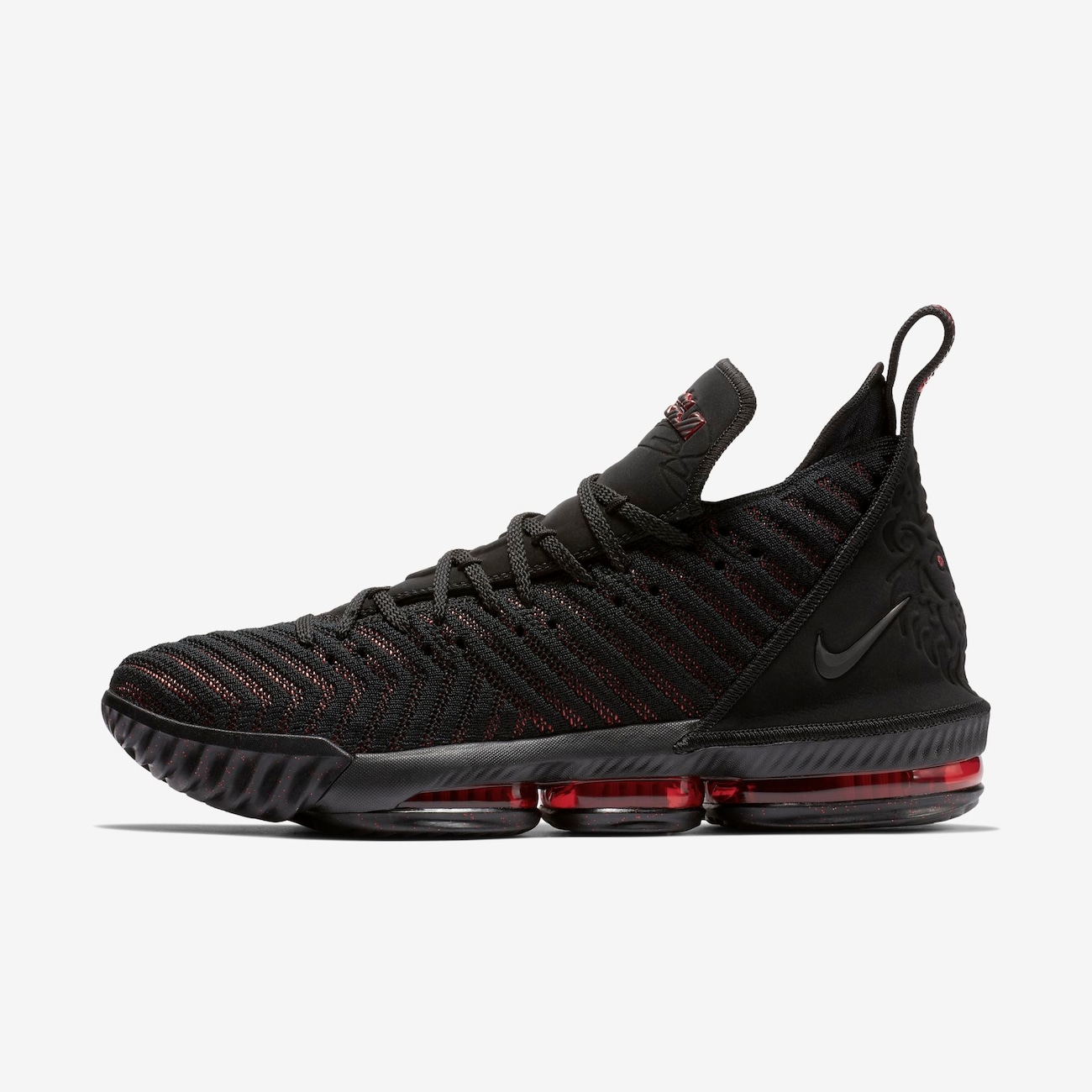 Nike men black sales lebron xvi