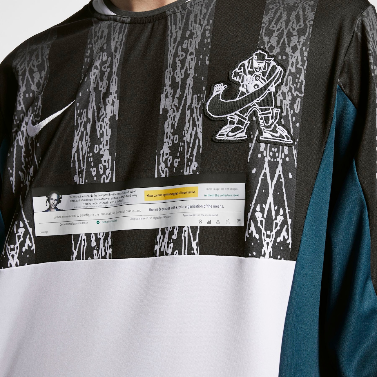 Nike X Cav Empt Long Sleeve Crew Neck Jersey AR1400-010 Size XL | ubicaciondepersonas.cdmx.gob.mx