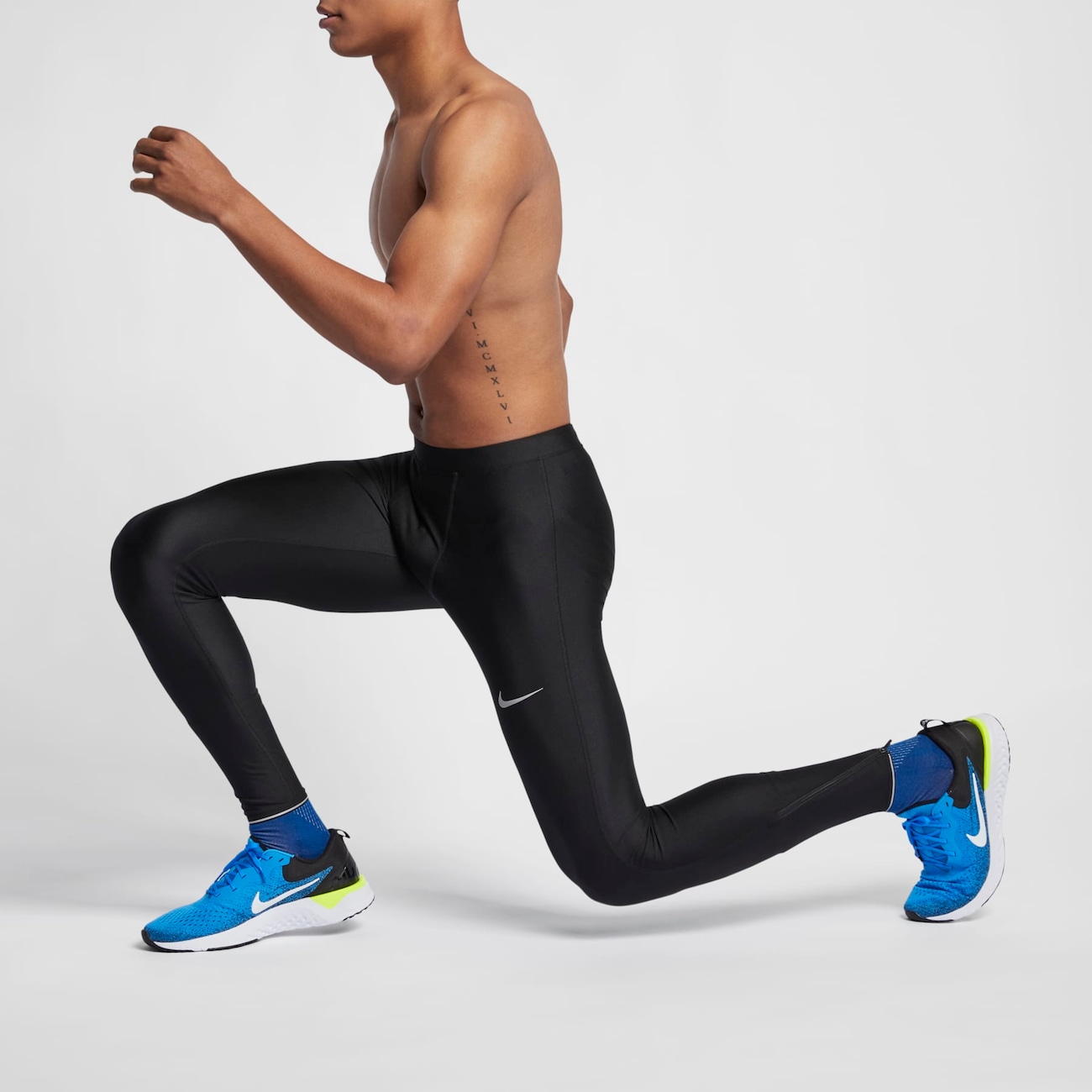 Calça masculina de compressão legging Nike Speed Power 717750 NIKE