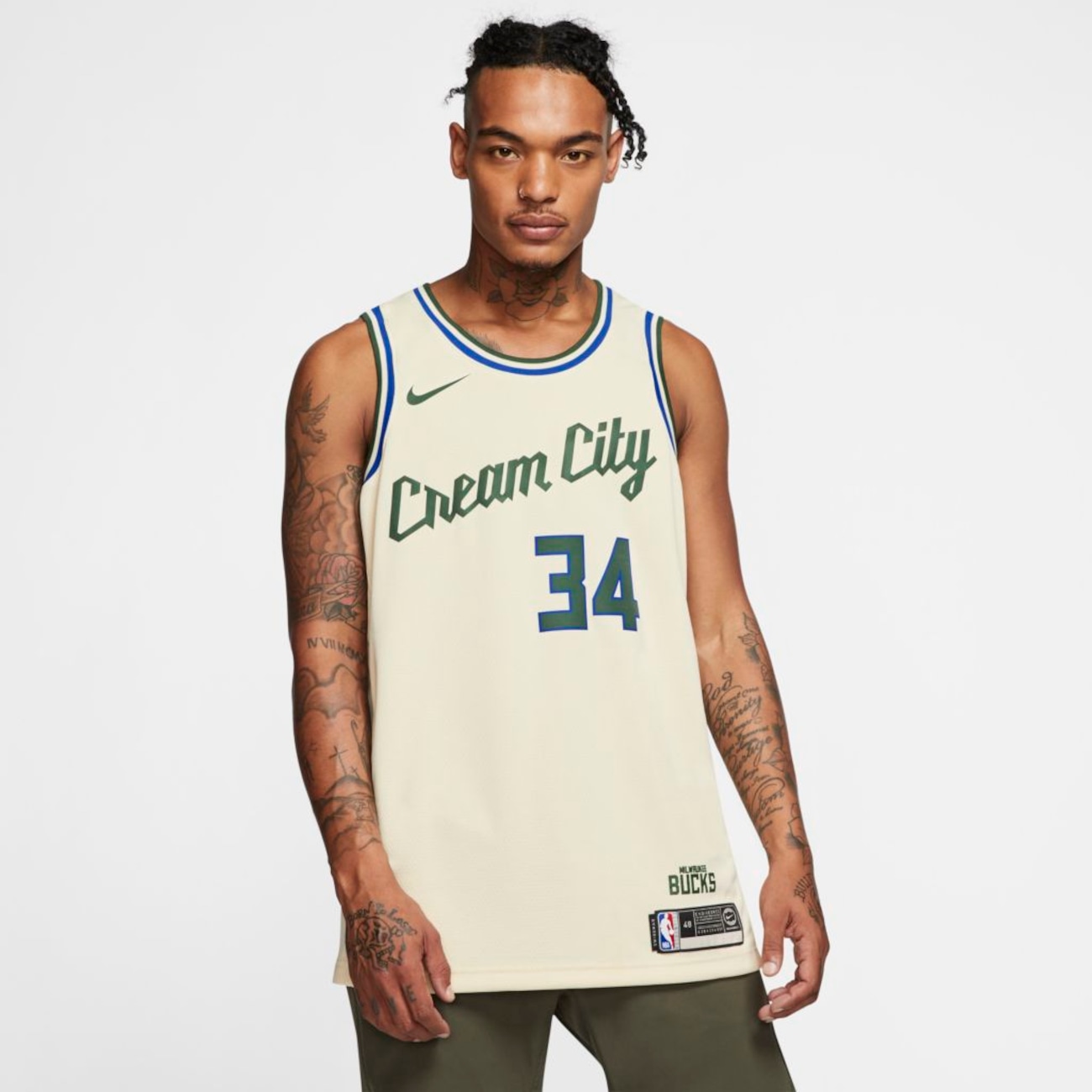 Bucks Giannis Cream City Jersey 2020 Nike Shirts Milwaukee Bucks