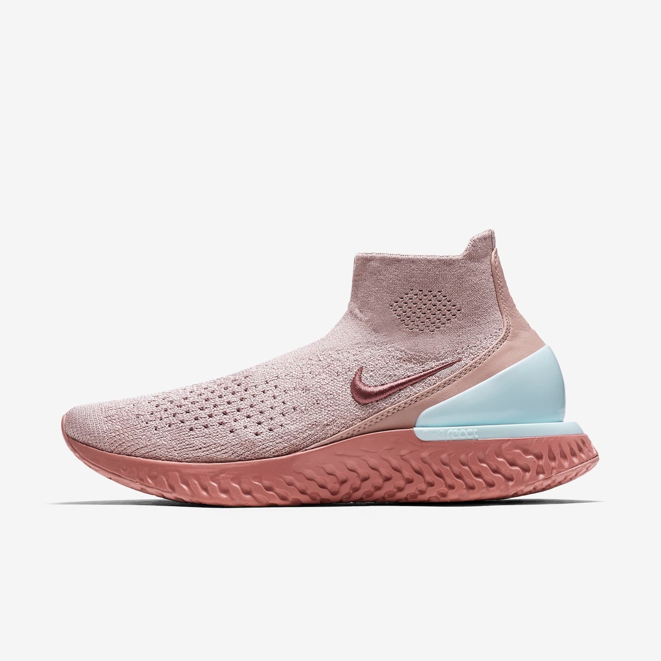 rise react flyknit trainers