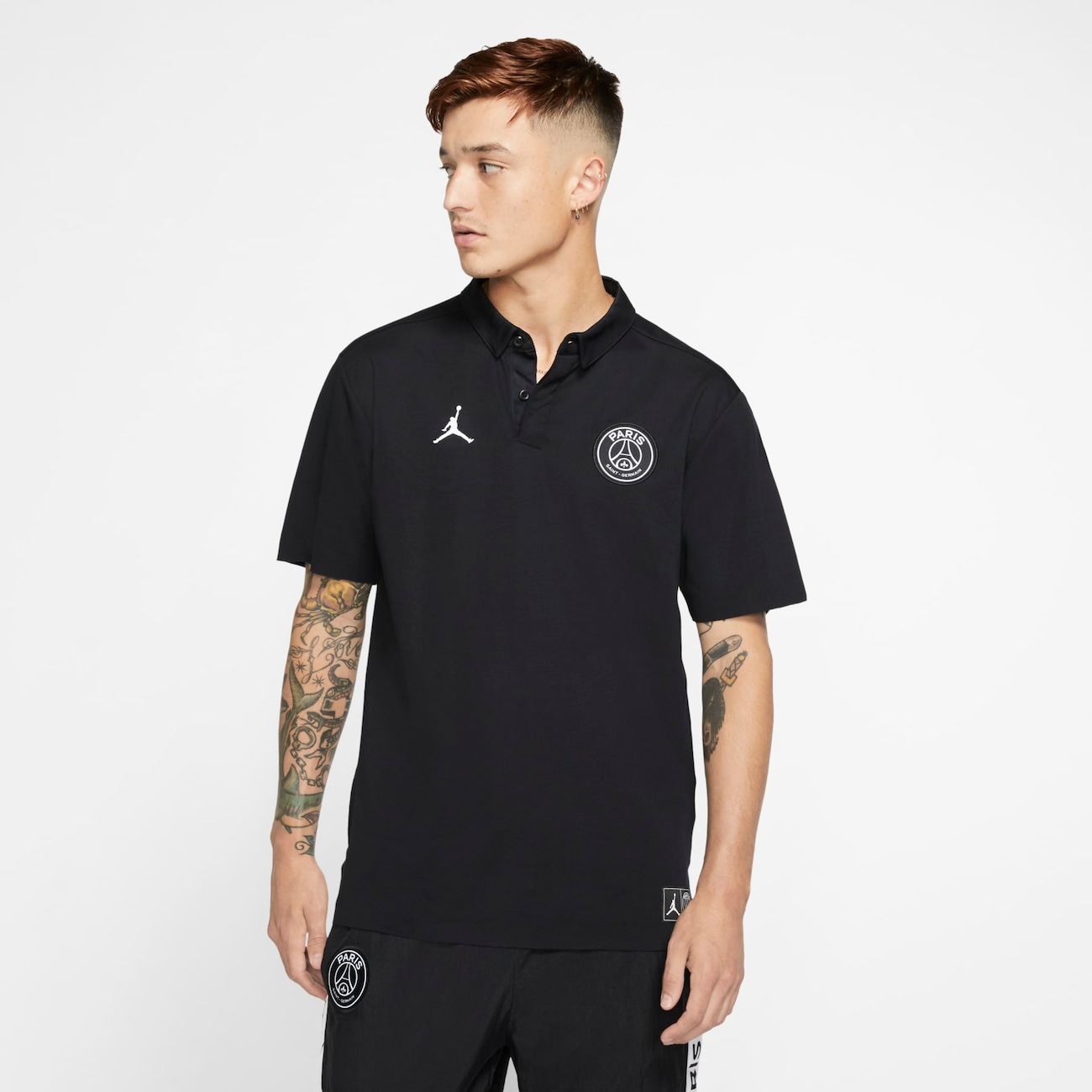 Psg Jordan Nike Psg Polo Camisa Polo Psg Jordan Preta Camisa Polo