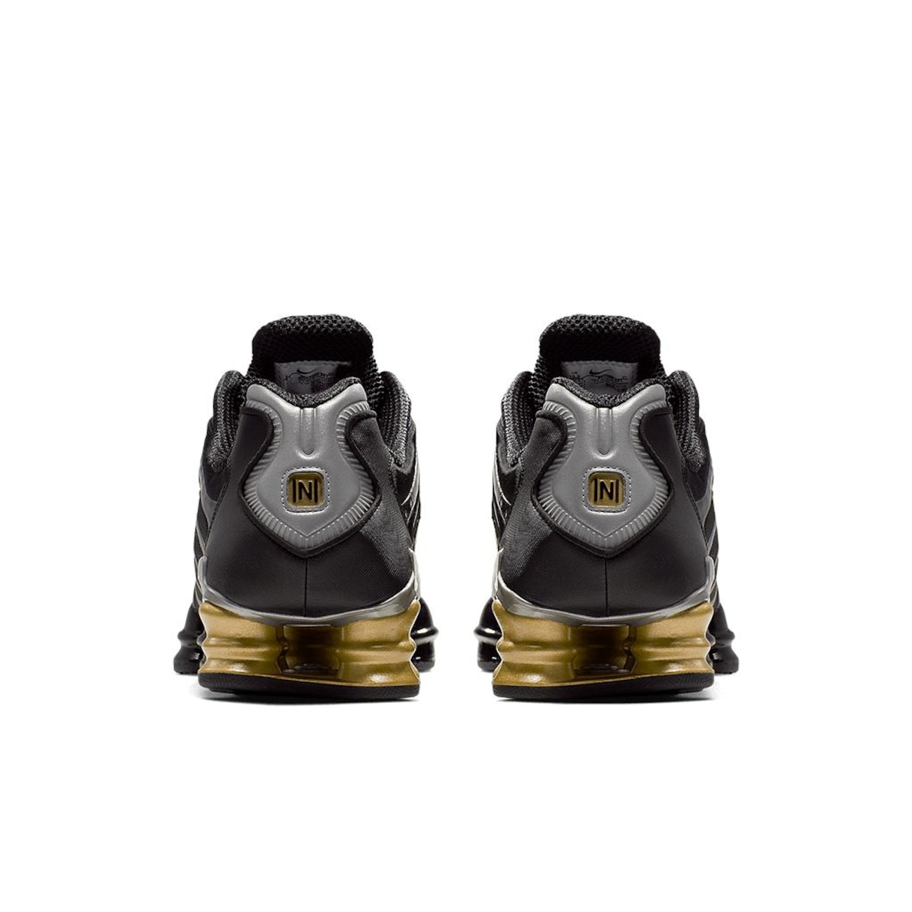 Nike shox cheap neymar black gold