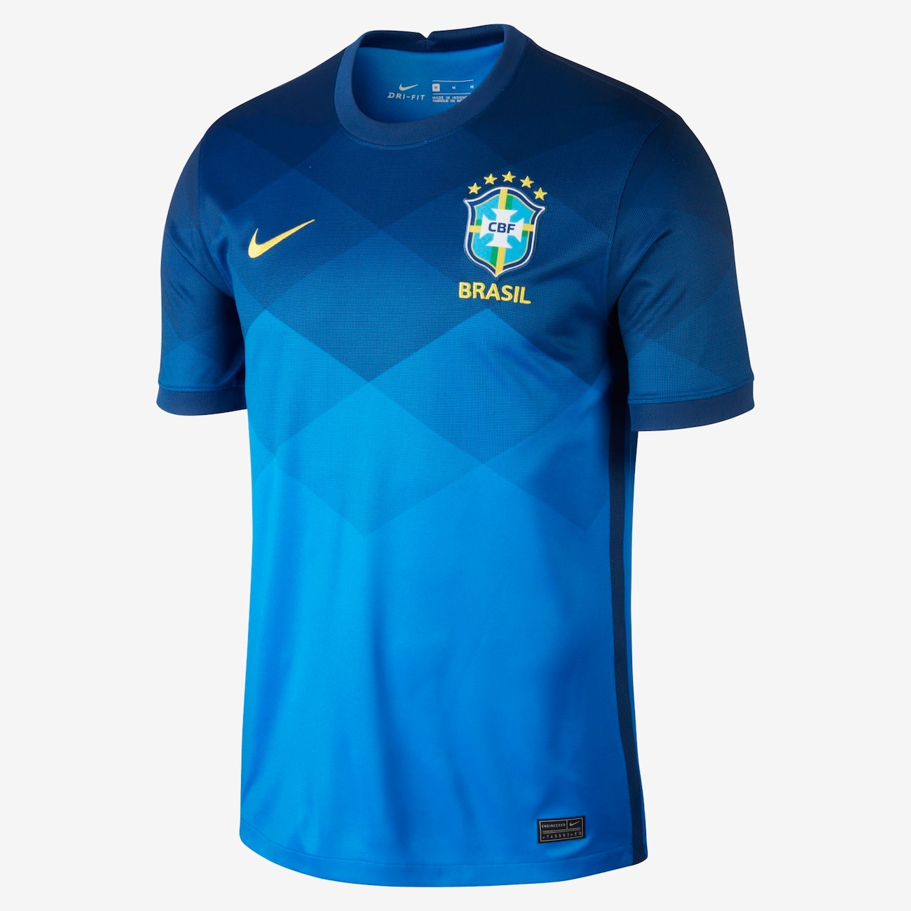 Camiseta Nike Brasil II 2023/24 Supporter Masculina- Azul/Azul