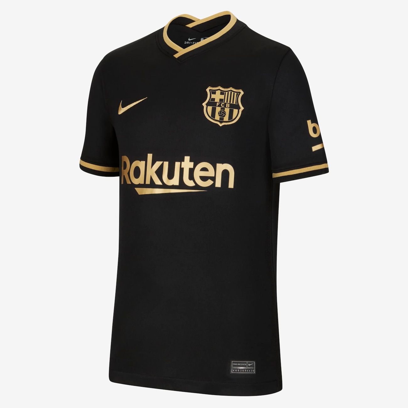 Camisa Nike Barcelona II 2020/21 Torcedor Pro Infantil - Foto 1