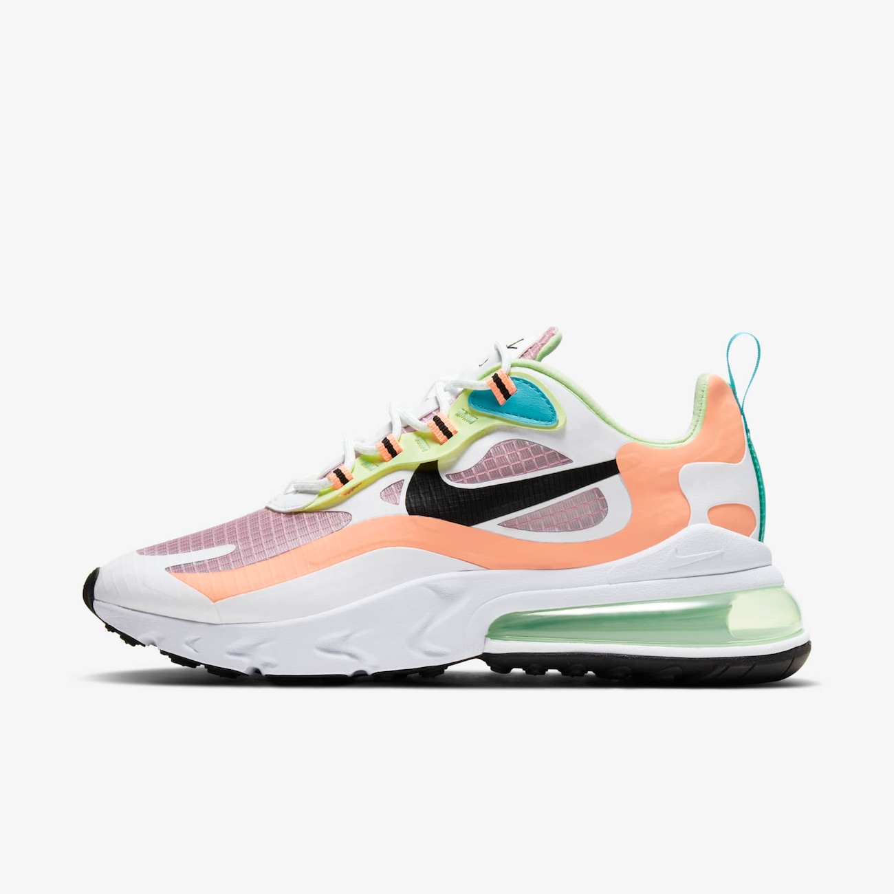 Air Max 270 React Tenis Colorido Feminino Nike Tênis Nike Air Max