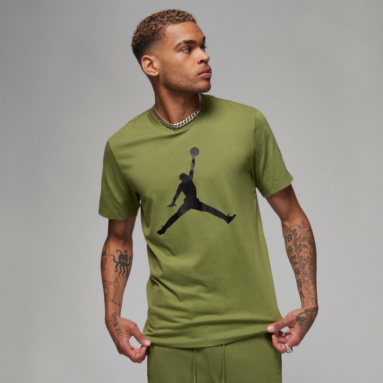 Jordan Jumpman-T-shirt til mænd - grøn