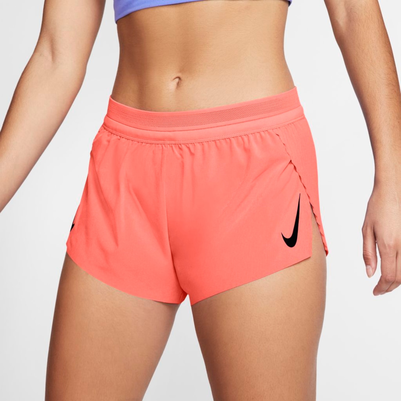 Shorts Nike AeroSwift Feminino - Laranja