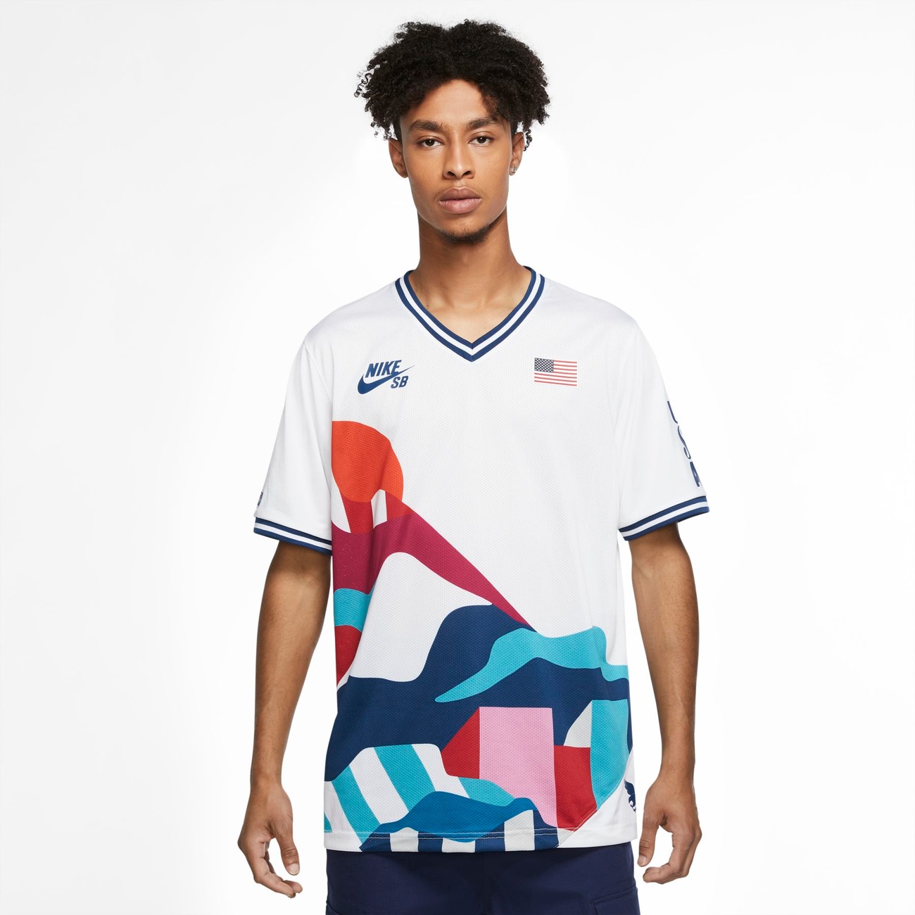 Camiseta Nike SB Team USA Masculina - Foto 1
