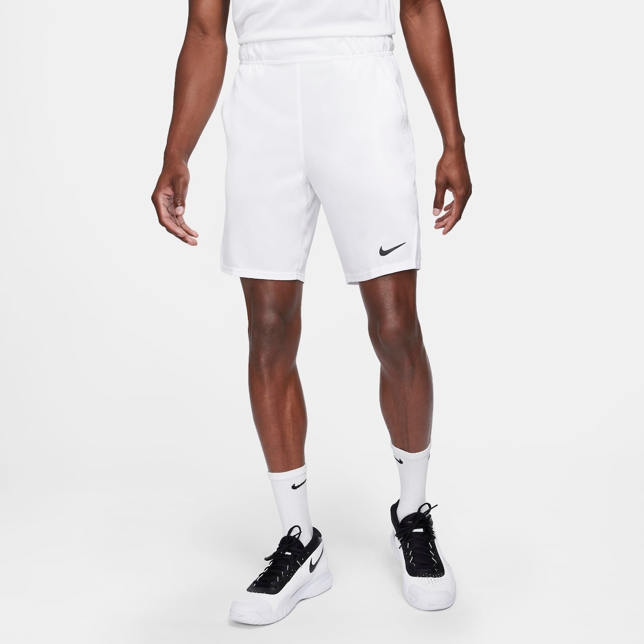 NikeCourt Dri-FIT Victory-tennisshorts (23 cm) til mænd - hvid
