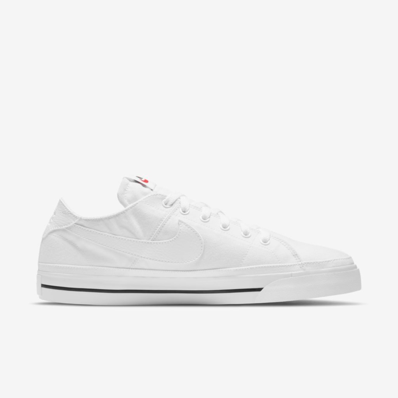 Tênis Nike Court Legacy Canvas Preto/ Branco - Kapiva Calçados