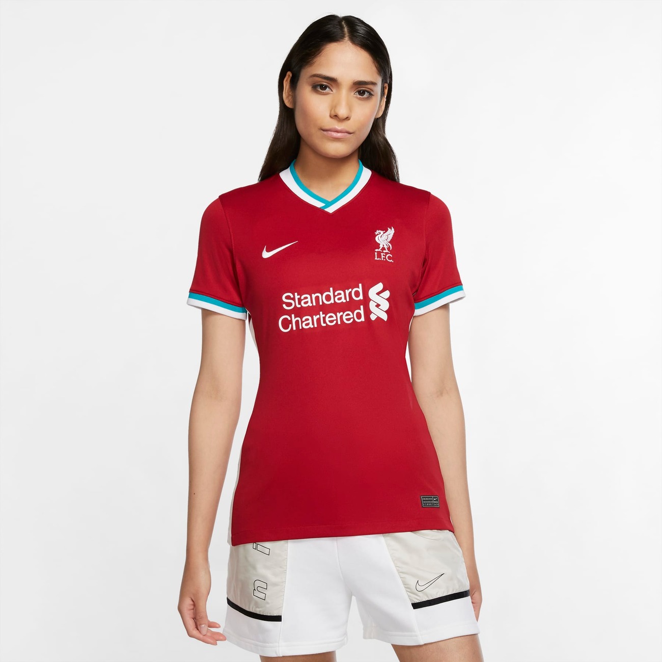 Camisa Nike Liverpool I 2020/21 Torcedora Pro Feminina - Foto 1