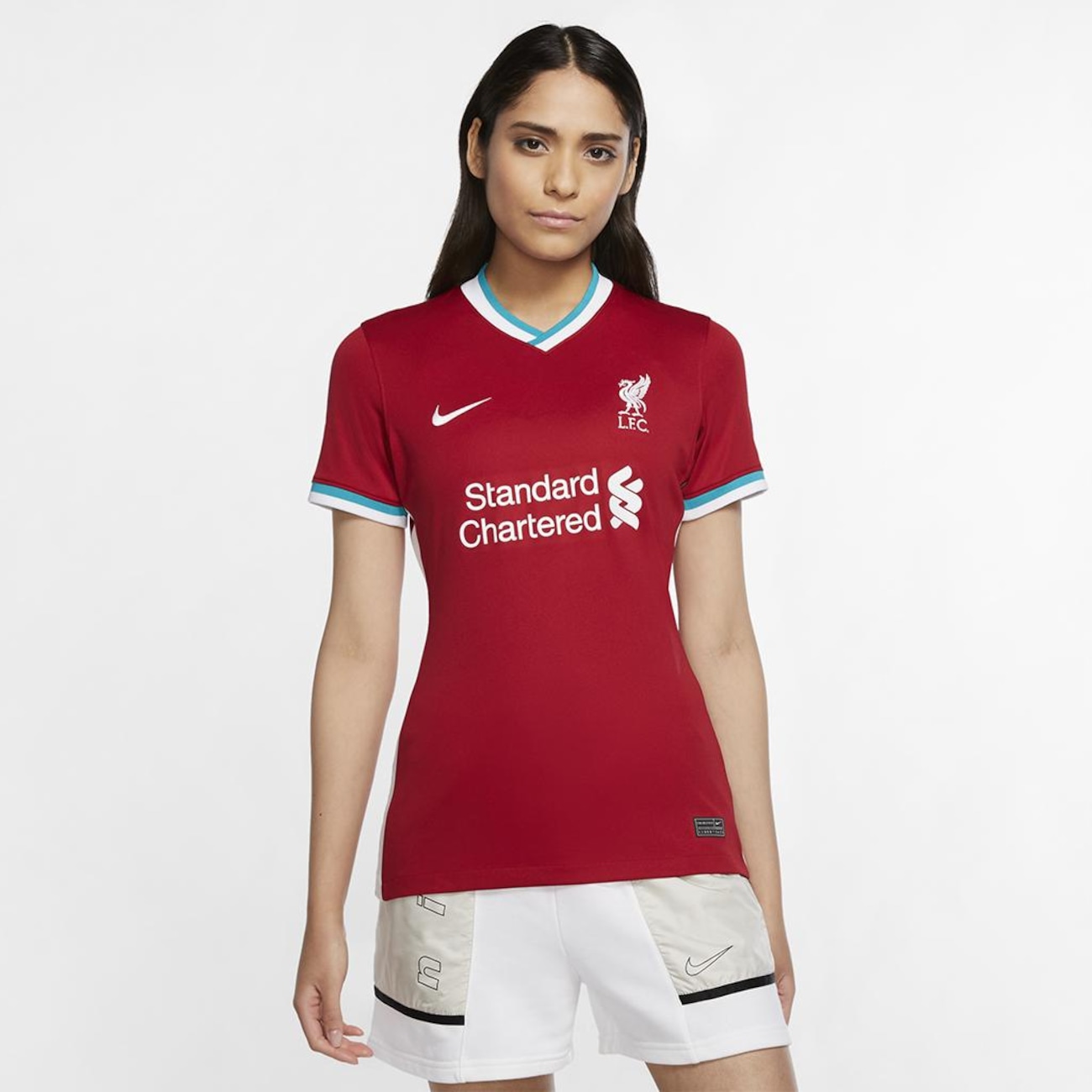 Camisa Nike Liverpool I 2020/21 Torcedora Pro Feminina - Foto 7