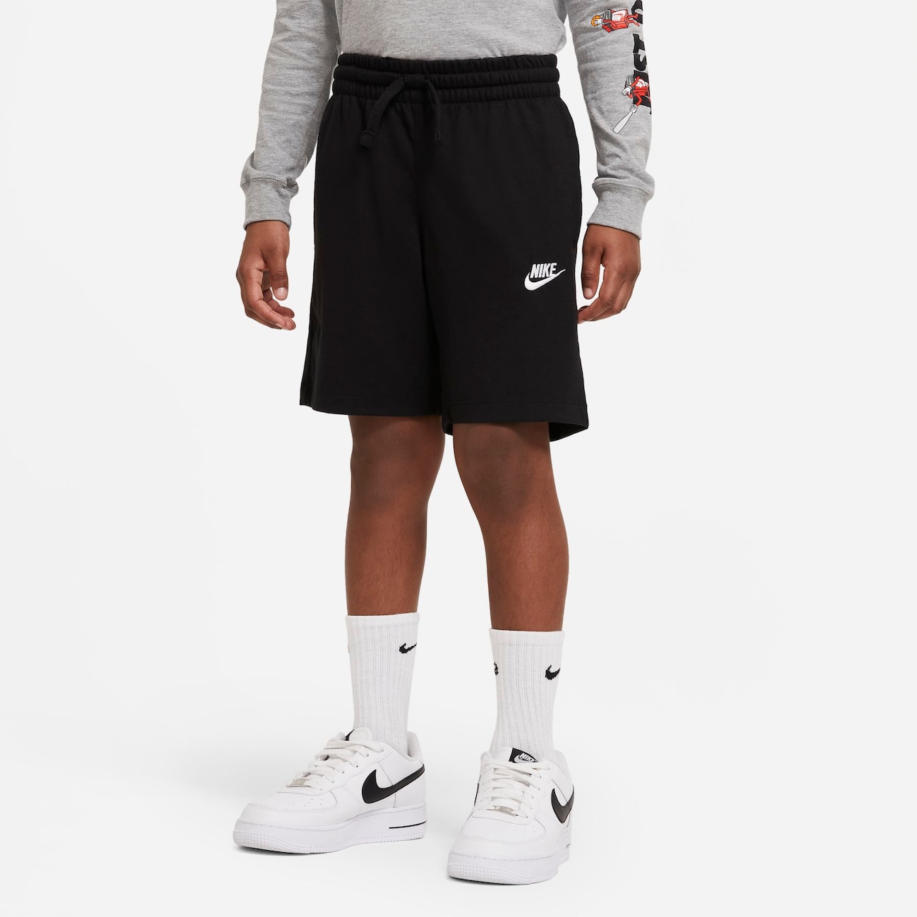 Nike Jersey jongensshorts - Zwart