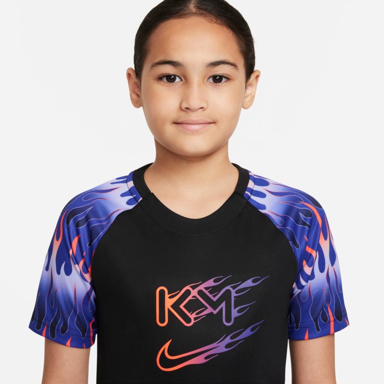 Camiseta Nike Dri-FIT Kylian Mbappé Infantil - Foto 3
