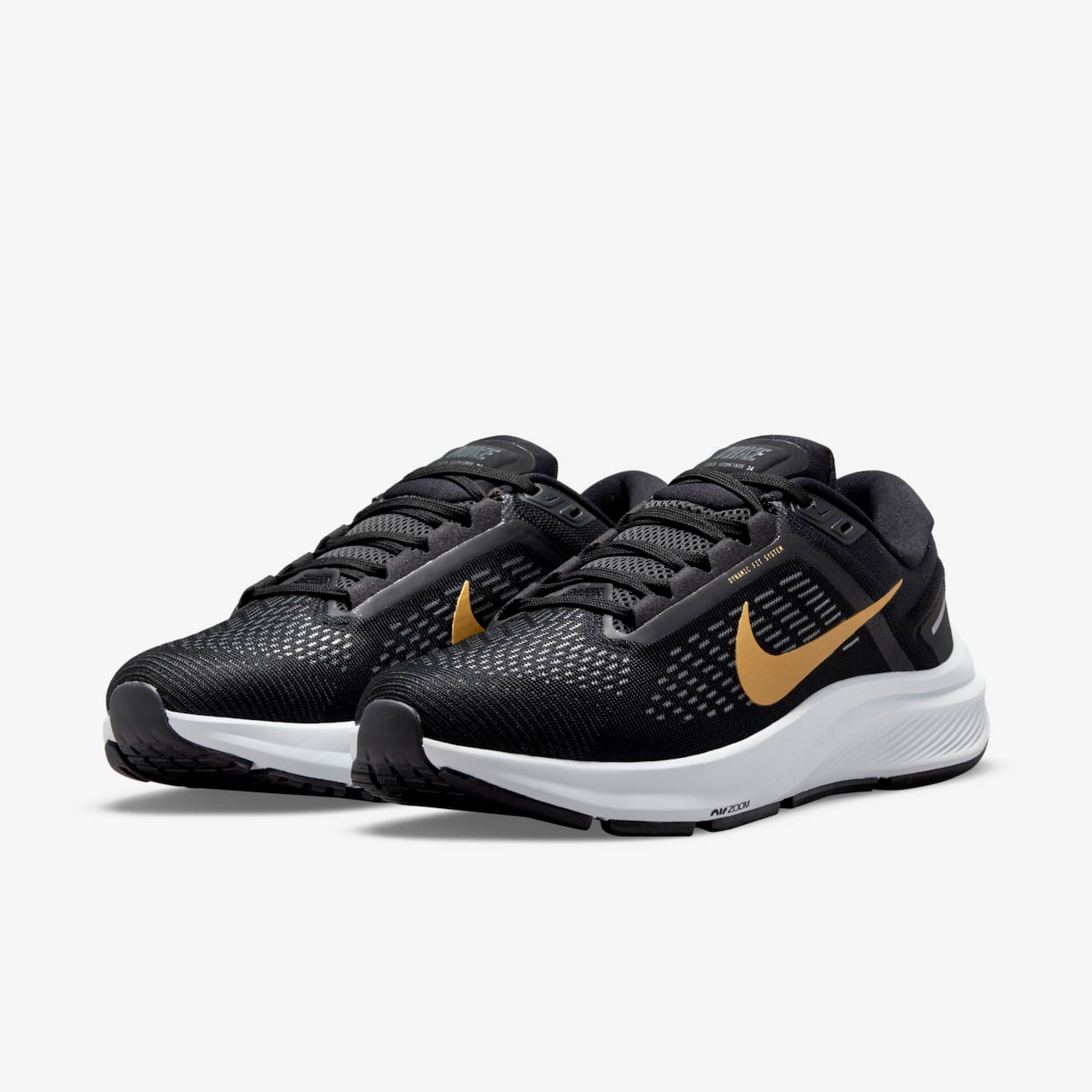 nike air zoom structure 21 black