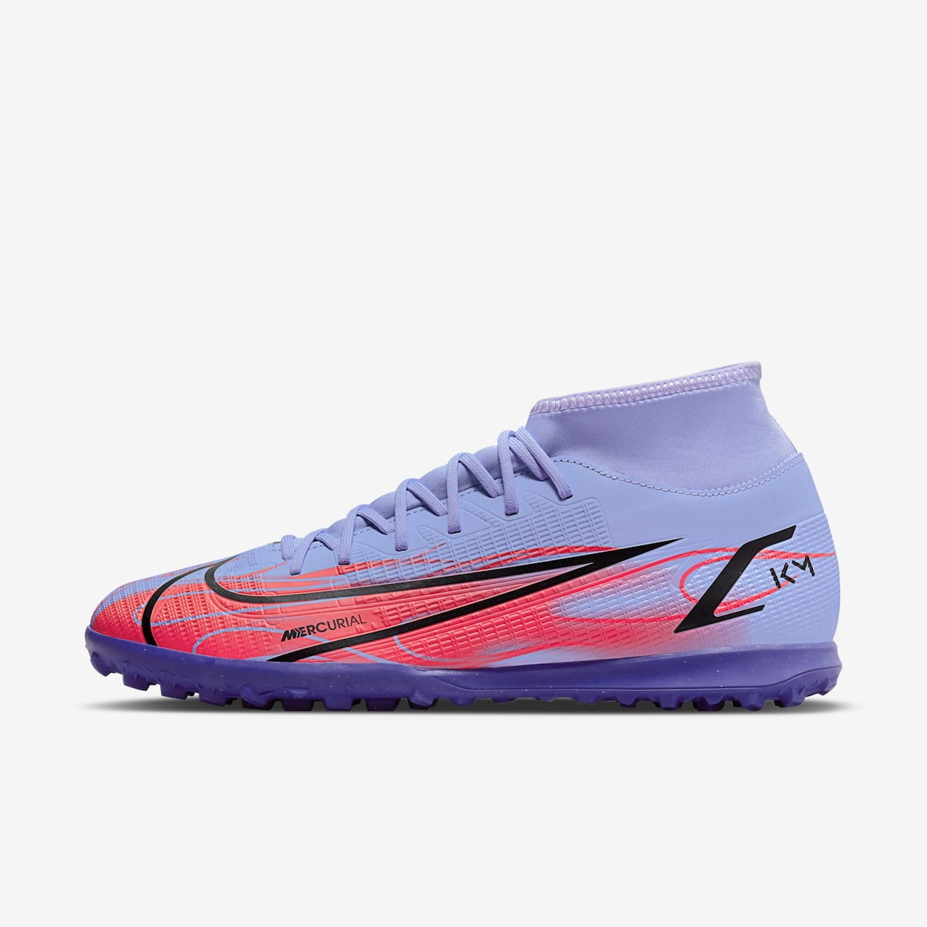 シューズ NIKE MERCURIAL SUPERFLY 8 KM TF Chuteira Nike Mercurial Superfly 8 Club KM Society - Nike