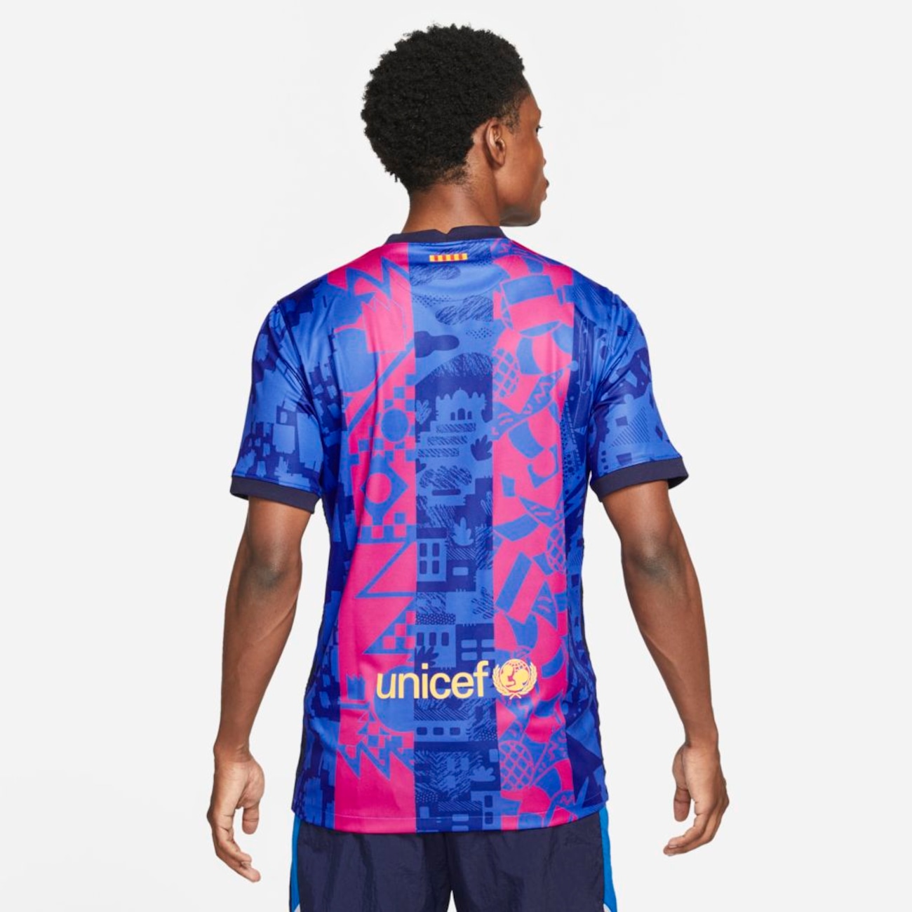 Camiseta Nike Barcelona III 2021/22 Torcedor Pro Masculina - Foto 2