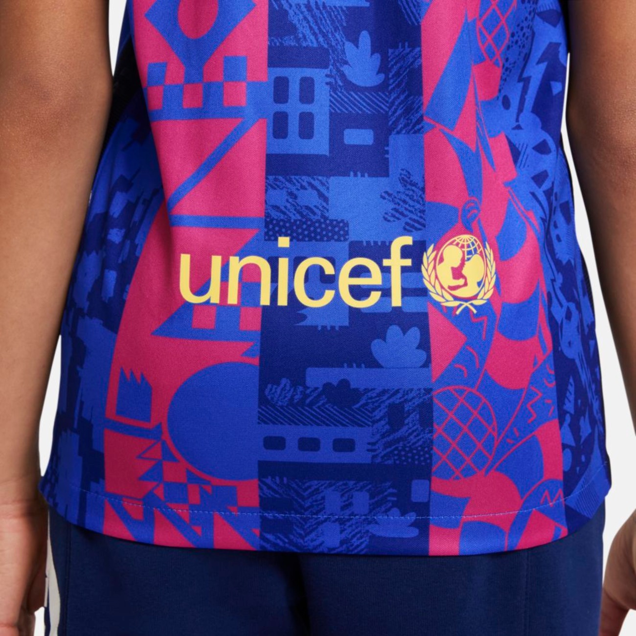 Camiseta Nike Barcelona III 2021/22 Torcedor Pro Infantil - Foto 7