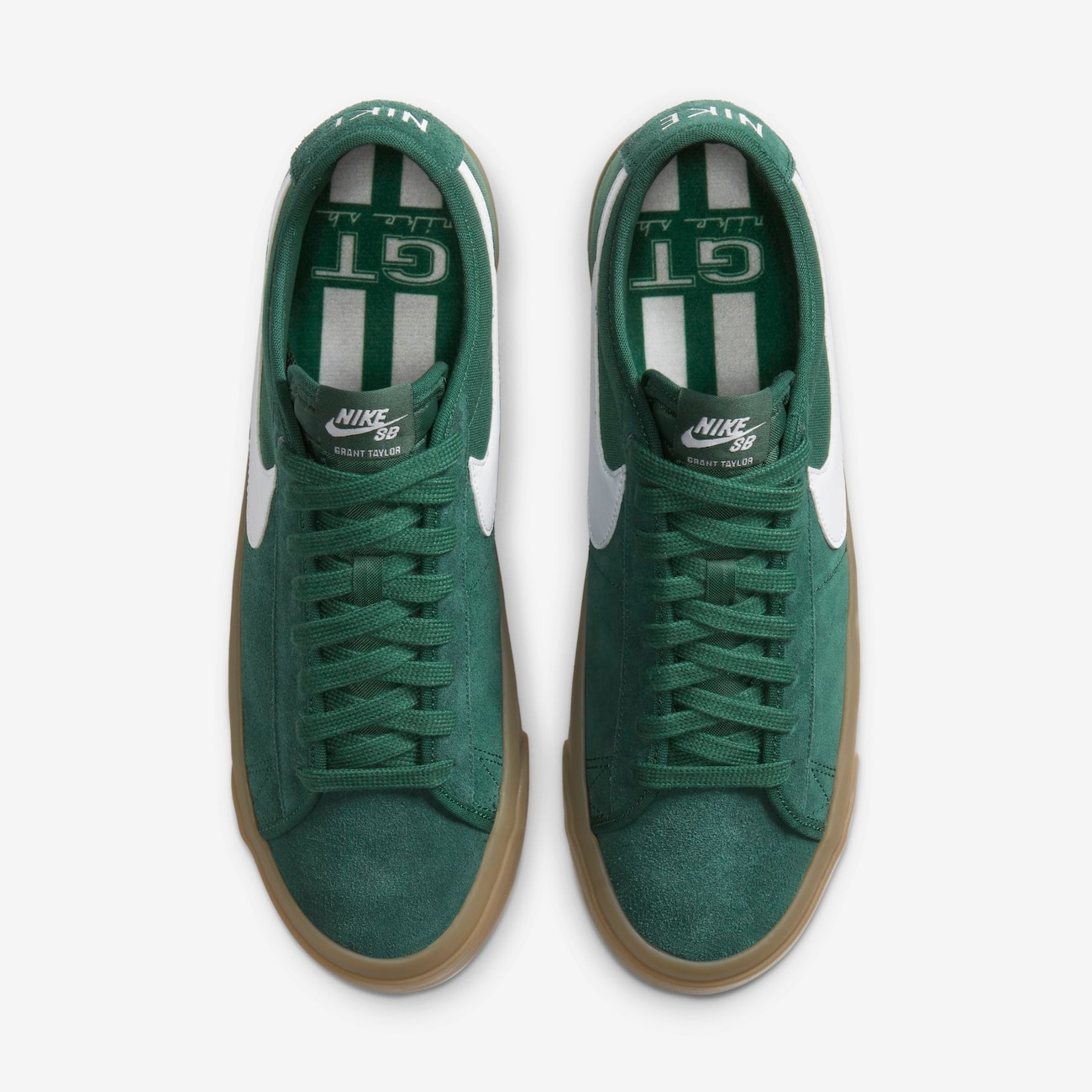 nike sb zoom blazer low pro gt qs green gum