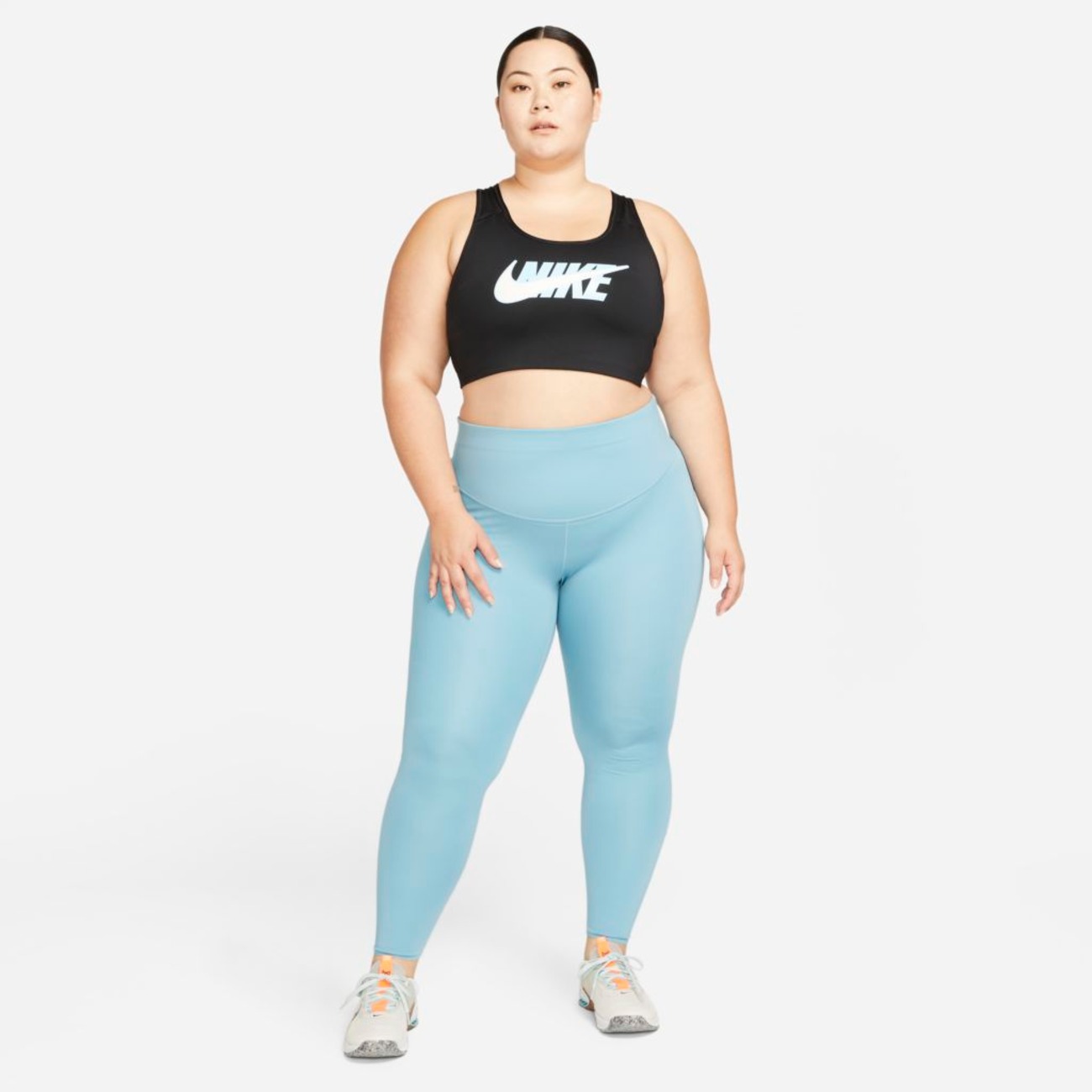 Plus Size - Top Nike Dri-FIT Swoosh Icon Clash Feminino - Foto 4