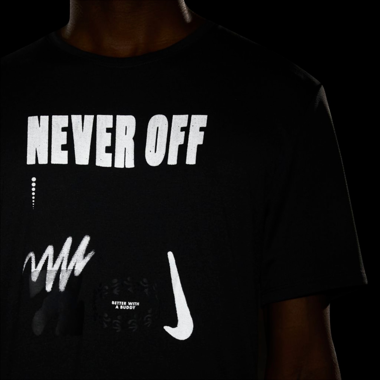 Camiseta Nike Dri-FIT Wild Run Miler Masculina - Foto 4