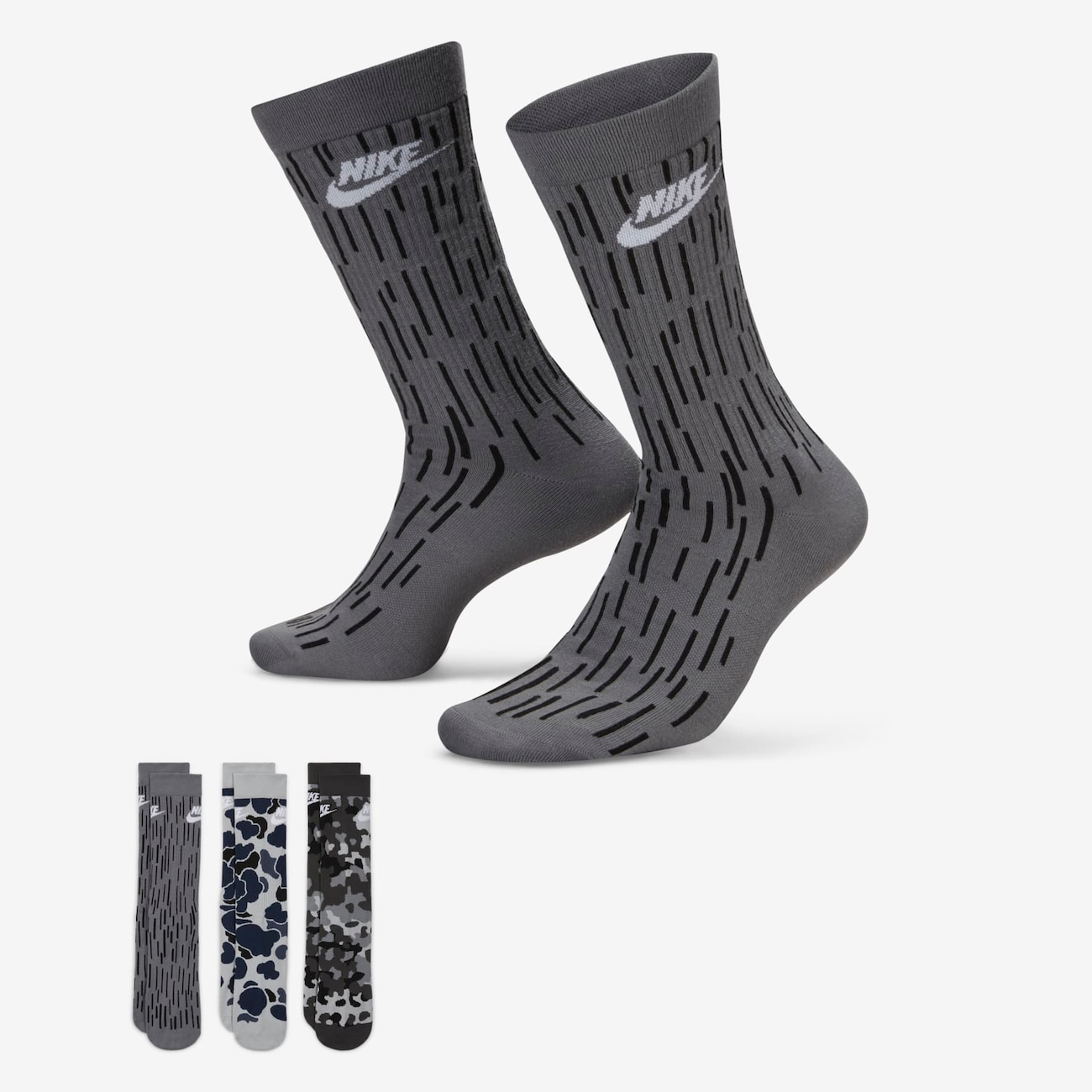 Nike Everyday Essential Crew sokken (3 paar) - Meerkleurig