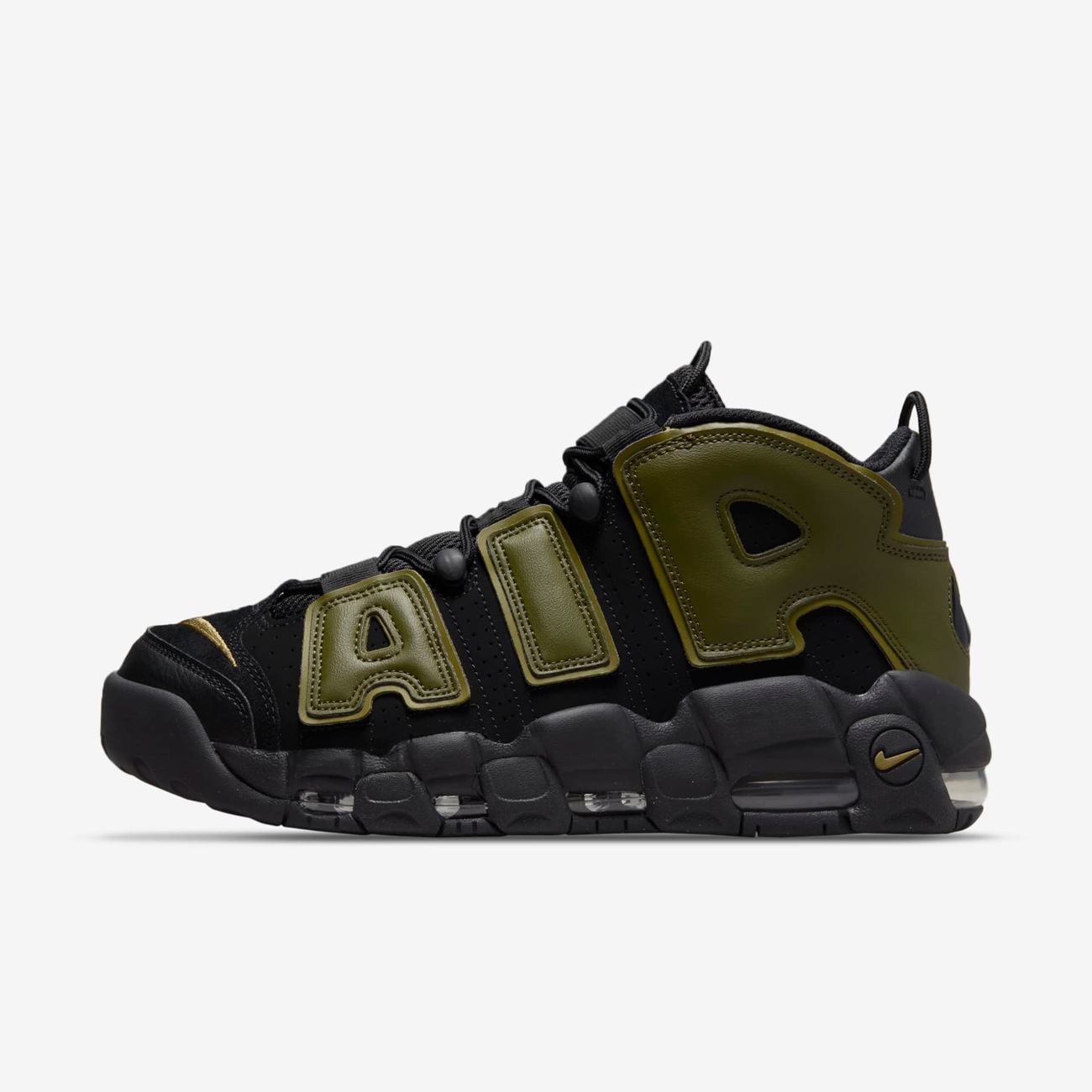 Nike Air More Uptempo ブラック/オリーブ　値下げ Tênis Nike Air More Uptempo '96 Masculino - Nike