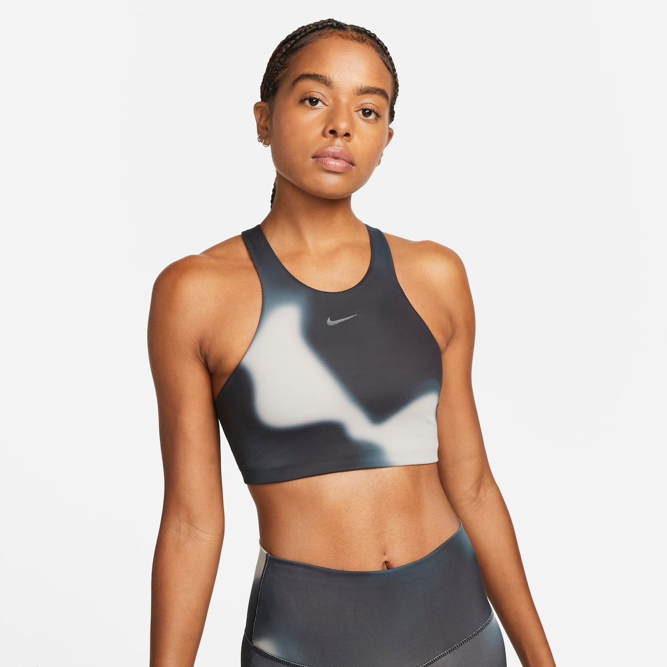 Top Nike Yoga Dri-Fit Swoosh Feminino - Foto 1