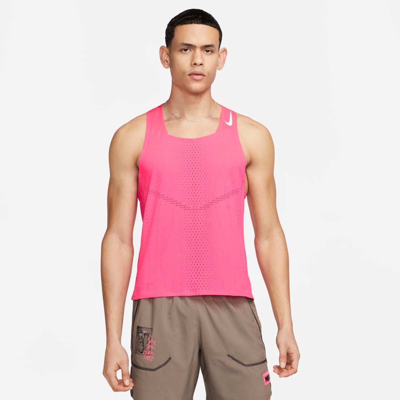 Nike Dri-FIT ADV AeroSwift Camiseta de running para competición - Hombre - Rosa