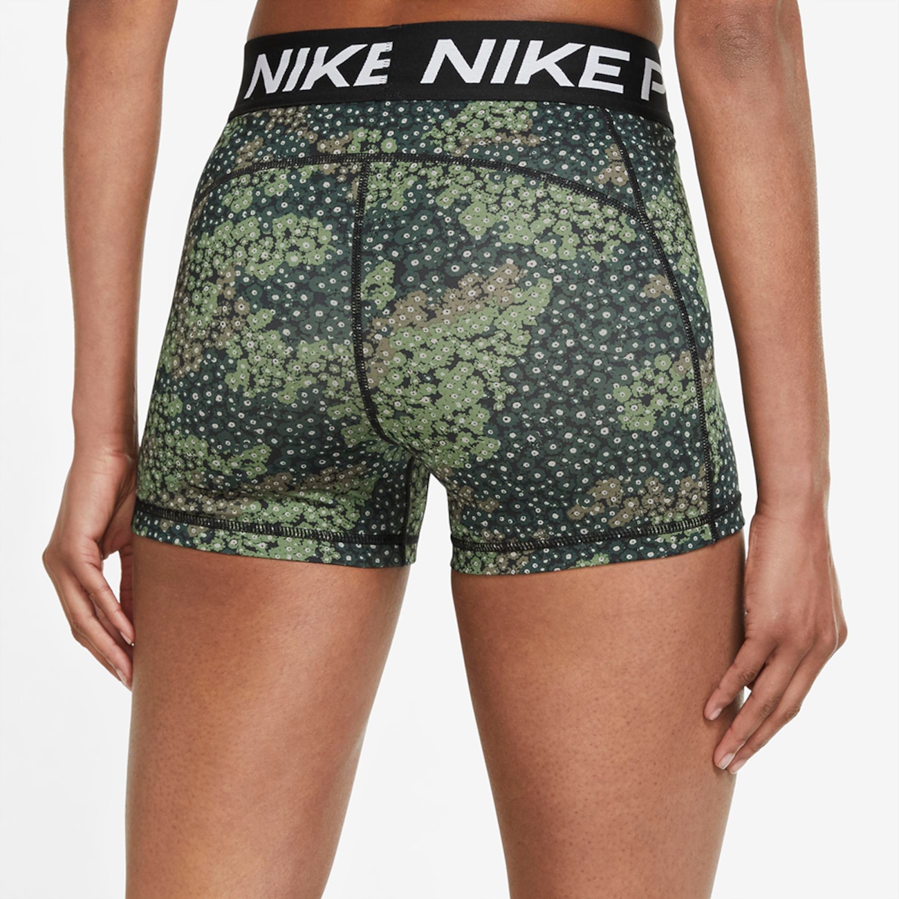 Nike pro sale leopard shorts