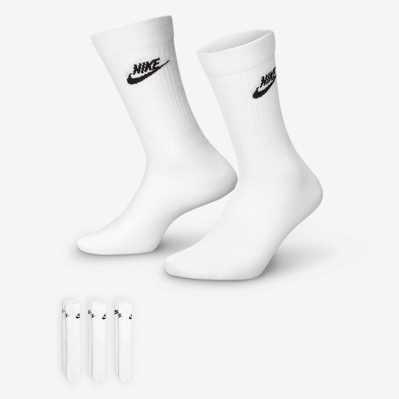 Meias Nike Sportswear Everyday Essential (3 Pares) Unissex