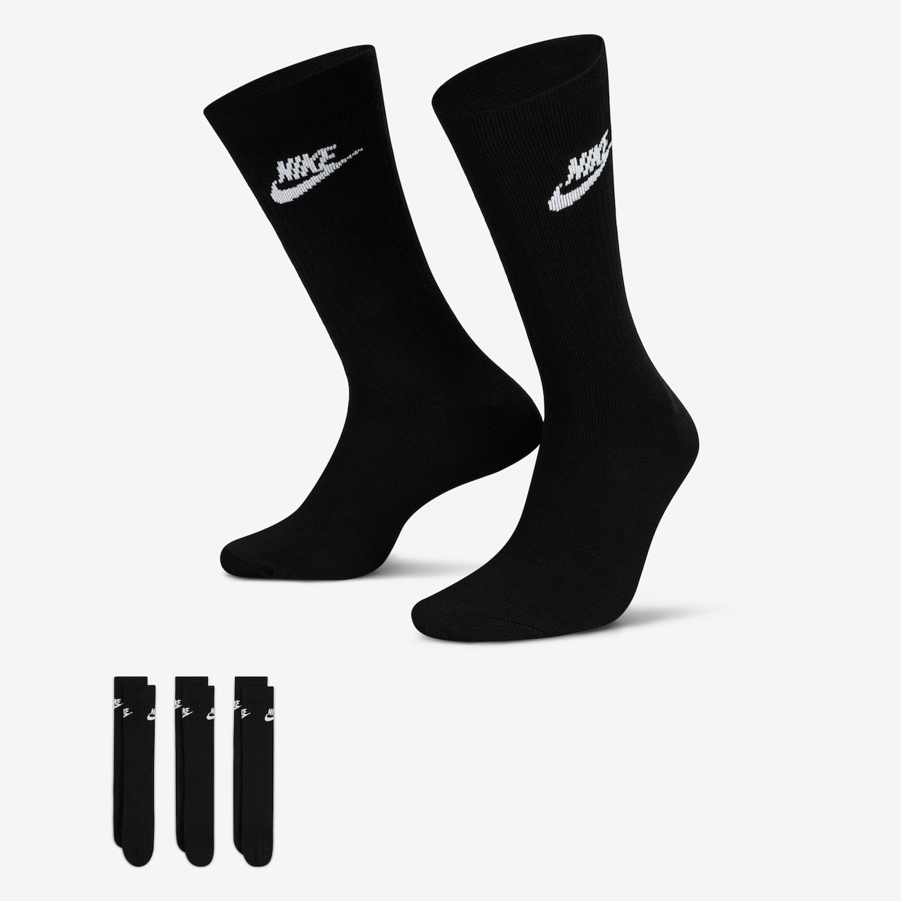 Meia Nike Sportswear Everyday Essential (3 Pares) Unissex