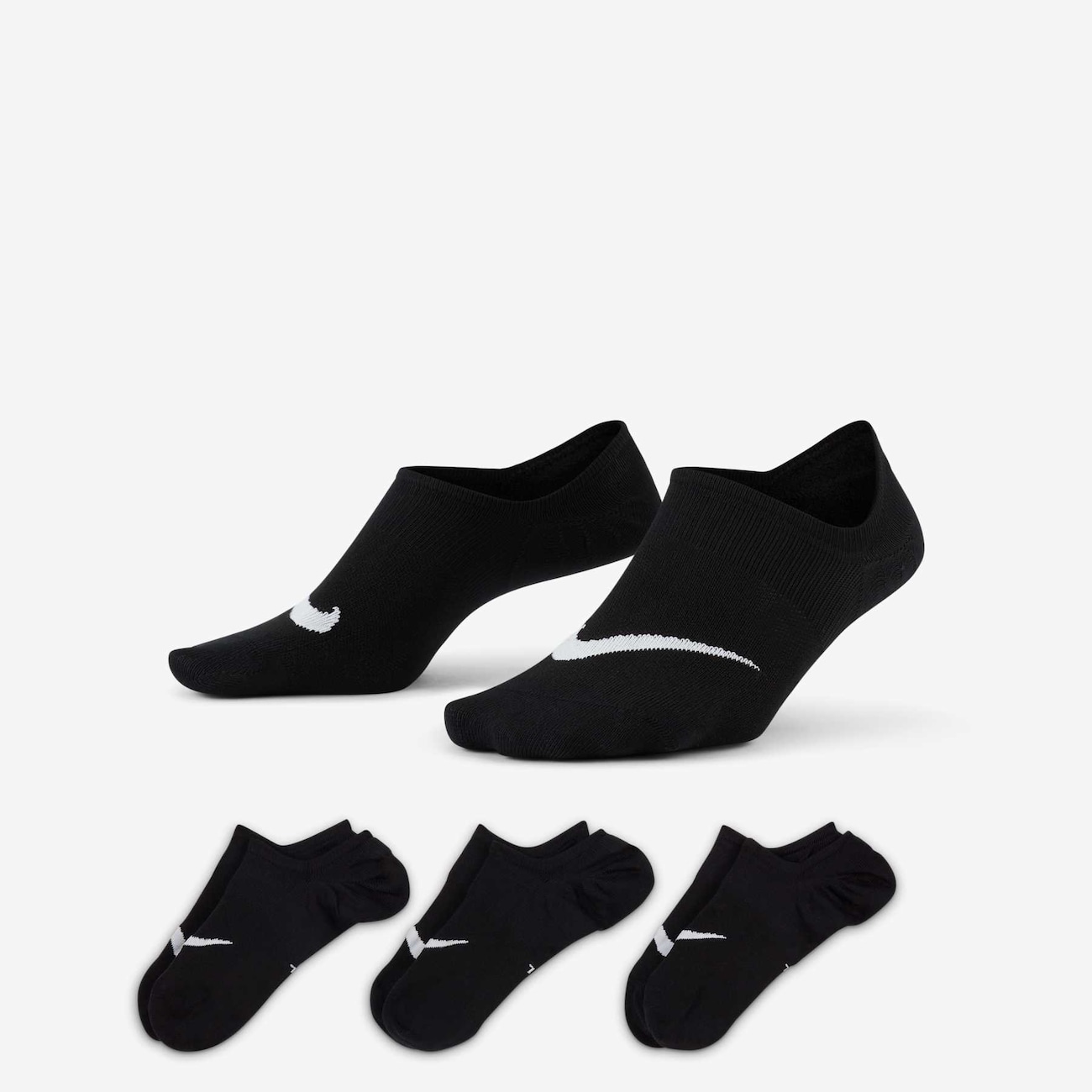 Meia Nike Everyday Plus Lightweight (3 Pares) Unissex