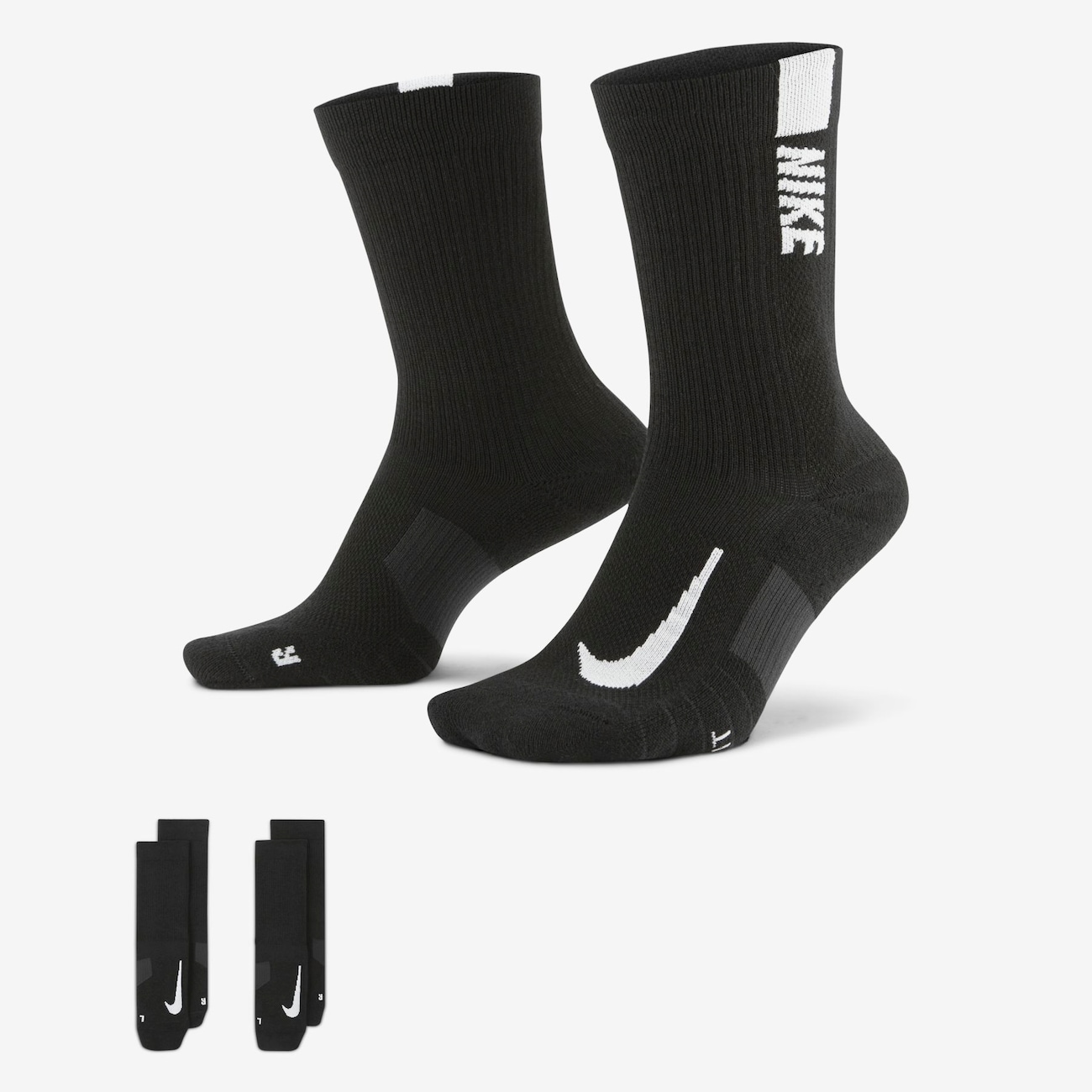 Meia Nike Multiplier (2 Pares) Unissex