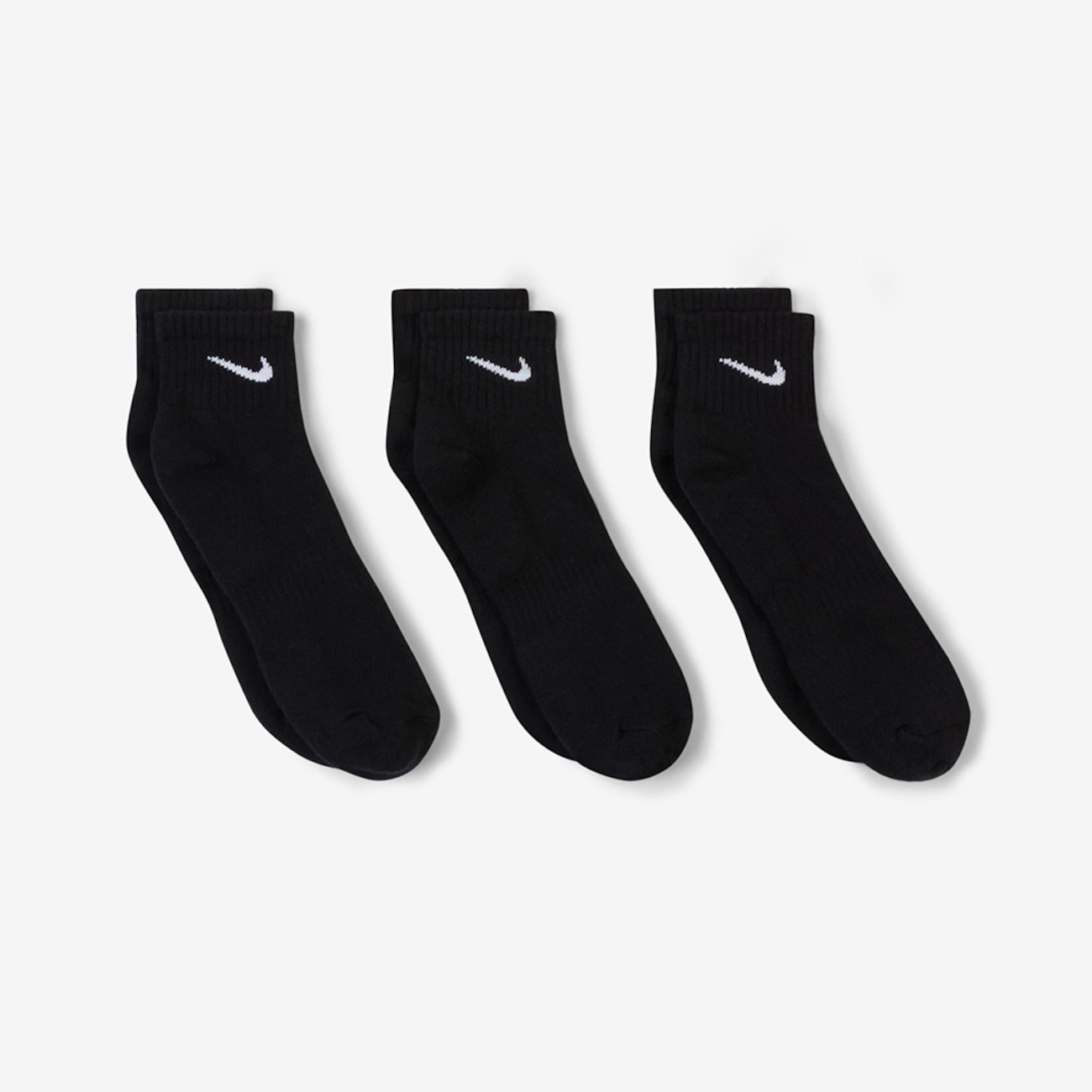 Meia Nike Everyday Cushioned (3 Pares) Unissex - Foto 4