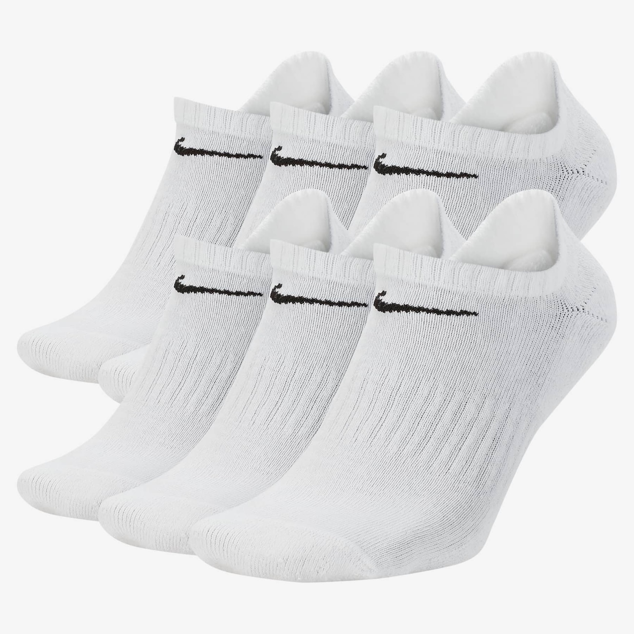 Meia Nike Everyday Cushioned (6 Pares) Masculina